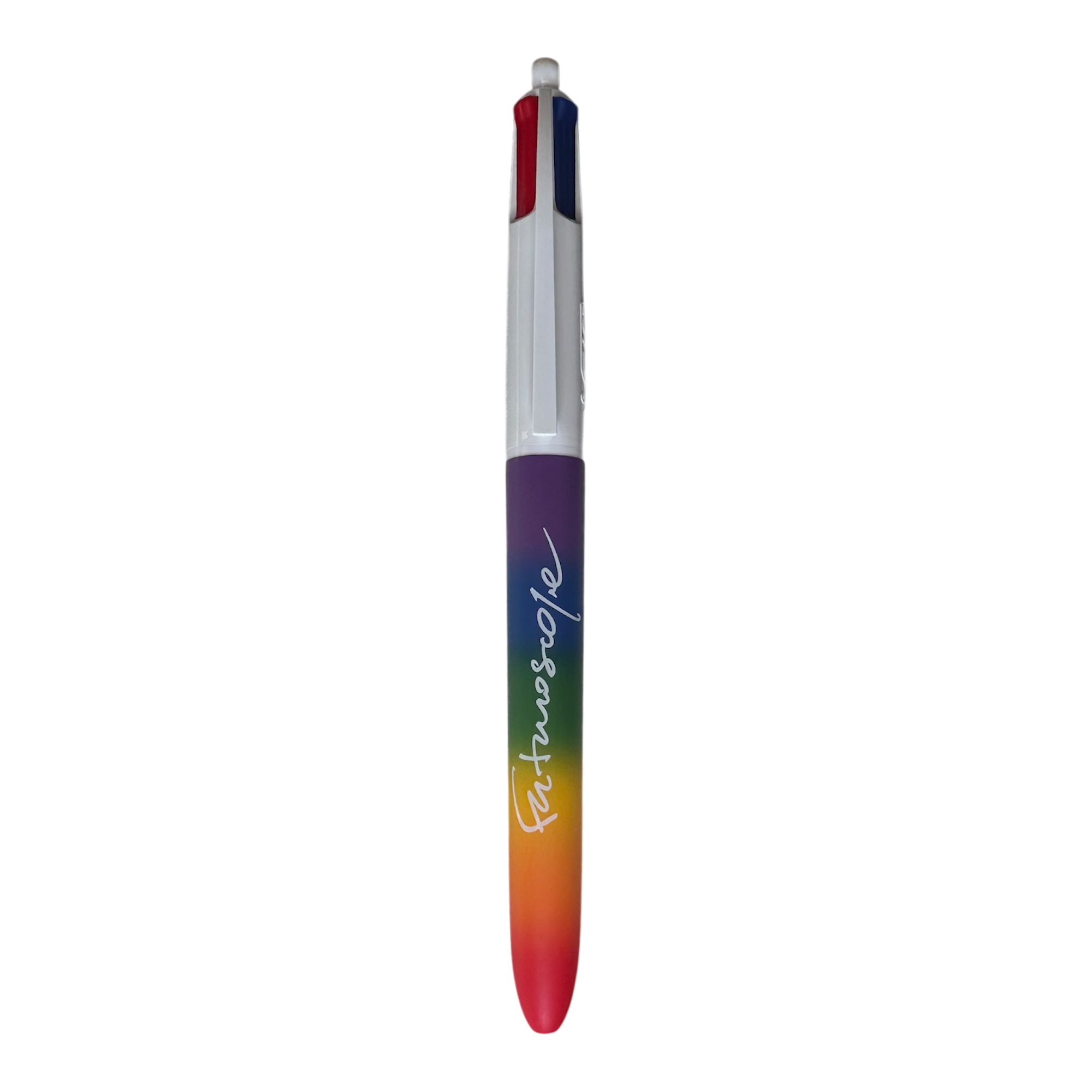Futuroscope : Stylo BIC 4 couleurs - parks - aquatique - aquascope - stylo - crayon - pen - 4 couleurs - le palais des goodies