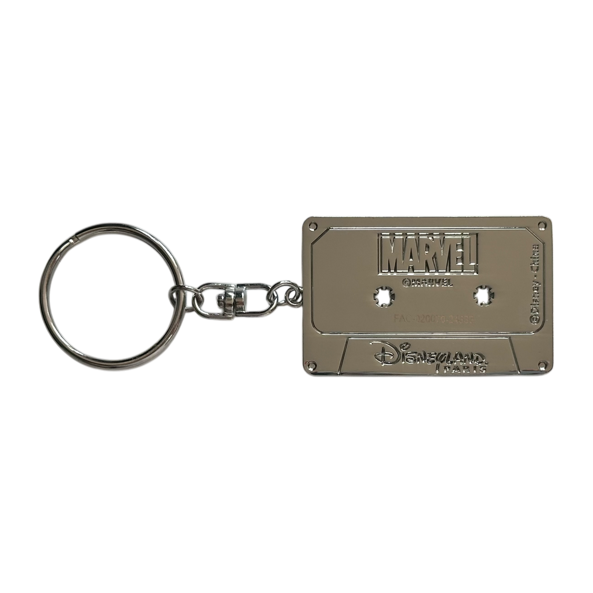 Marvel - Les gardiens de la galaxie : Porte-clé métal Cassette - disneyland - disneyland paris - disney parks - disney store - shop disney - le palais des goodies
