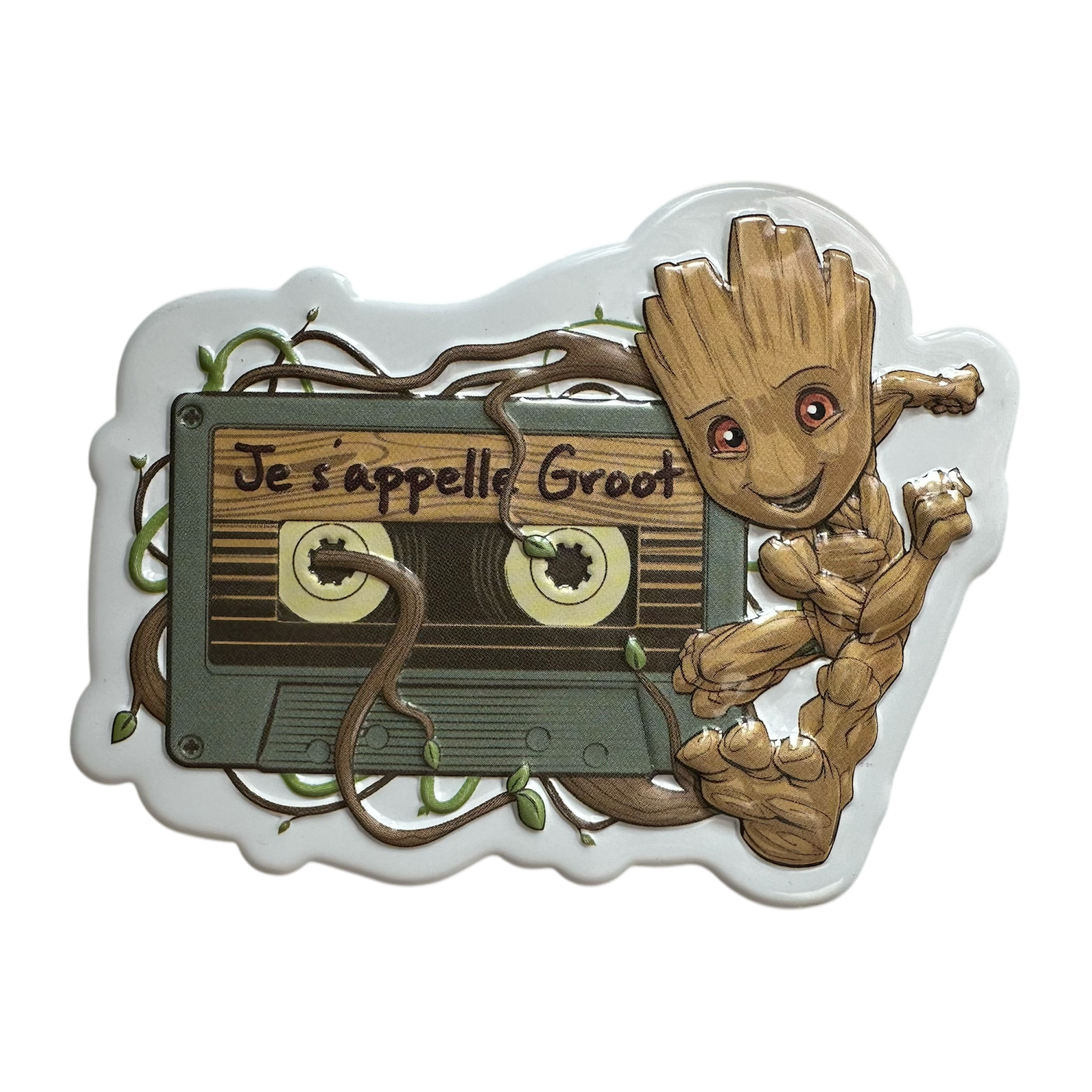 Marvel - Les gardiens de la galaxie : Magnet "Je sappelle Groot" - disneyland - disneyland paris - disney parks - disney store - shop disney - le palais des goodies
