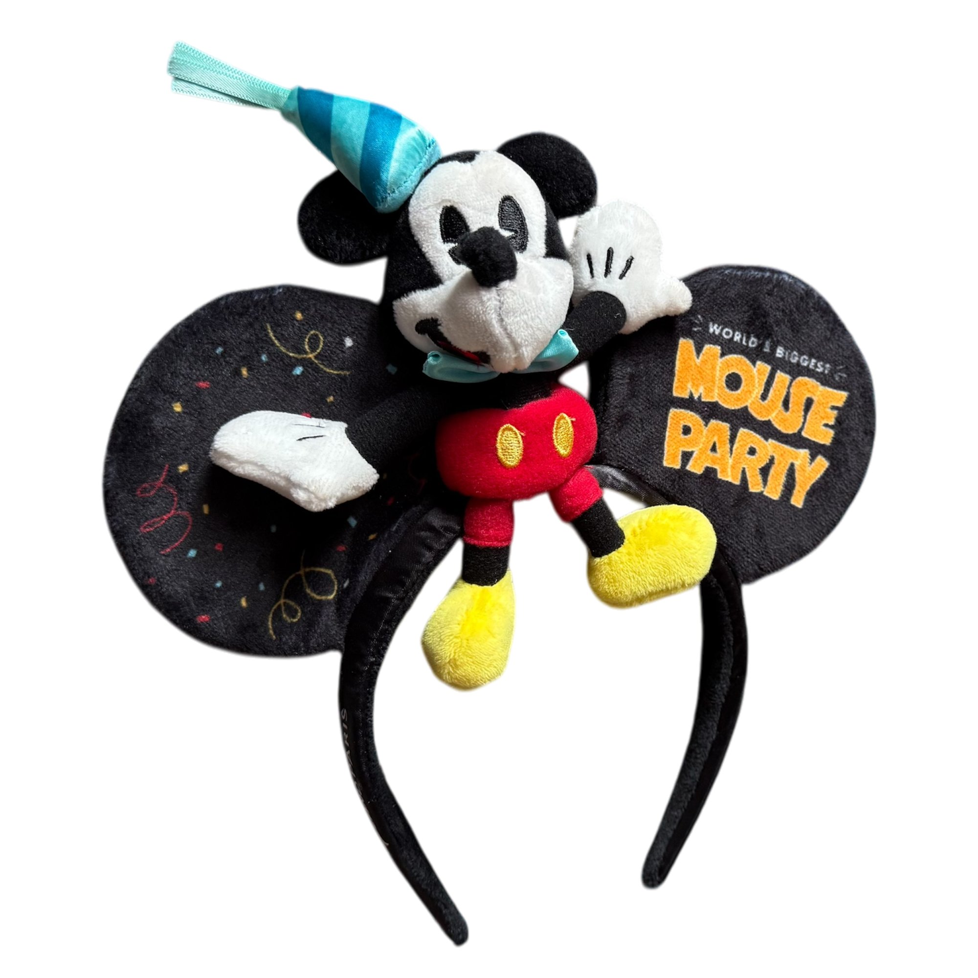 Disney - Serre-tête Mickey Mouse "World Biggest Mouse Party" - disneyland - disneyland paris - disney parks - disney store - shop disney - le Palais des Goodies