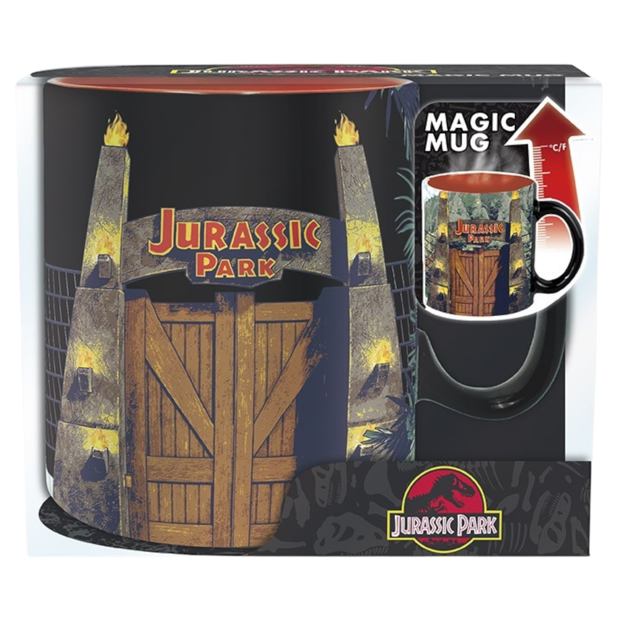 Jurassic Park : Mug Thermo-réactif Porte - le palais des goodies