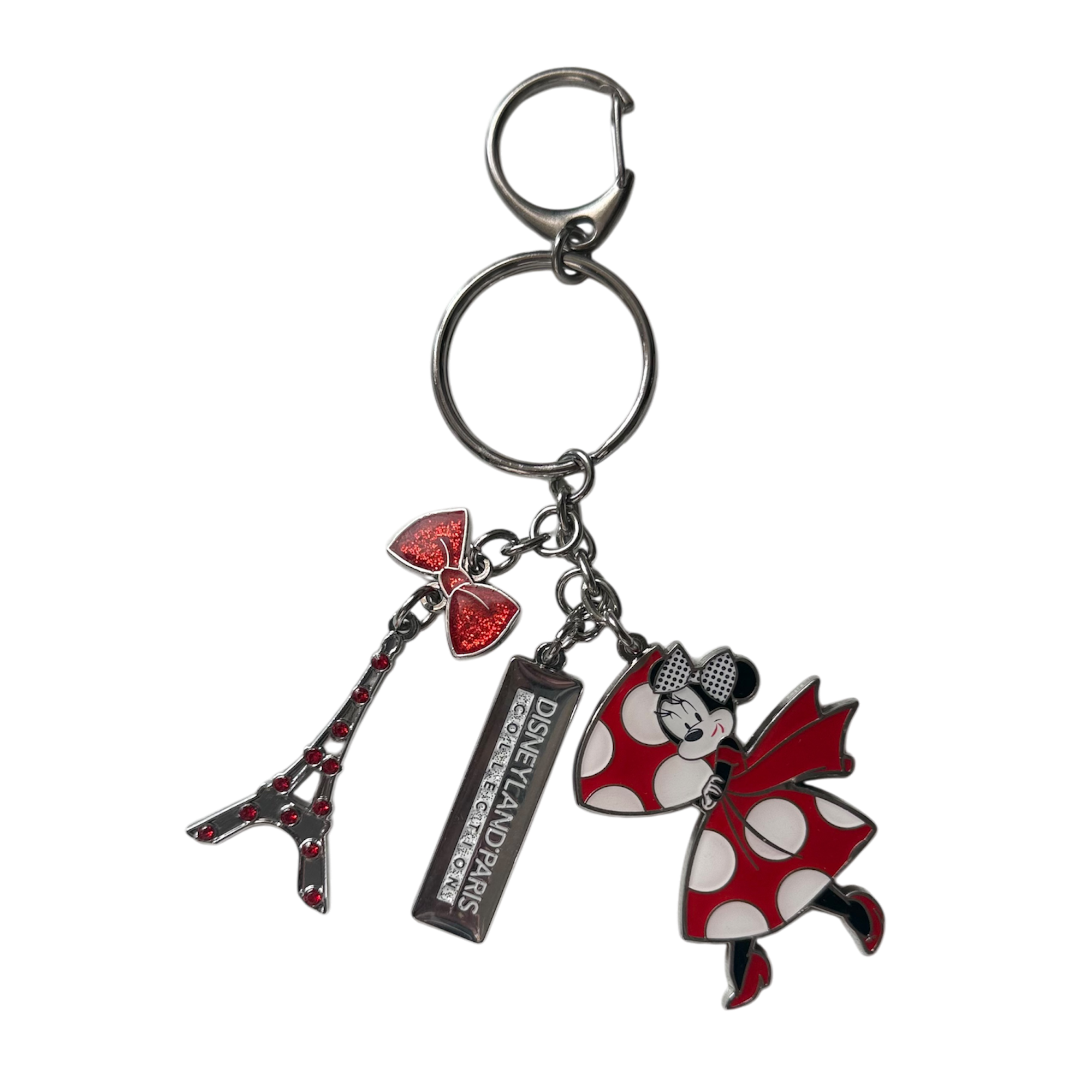 Disney - Minnie Mouse : Porte-clé dangler - disneyland - Disneyland Paris - disney parks - disney store - shop disney - le palais des goodies
