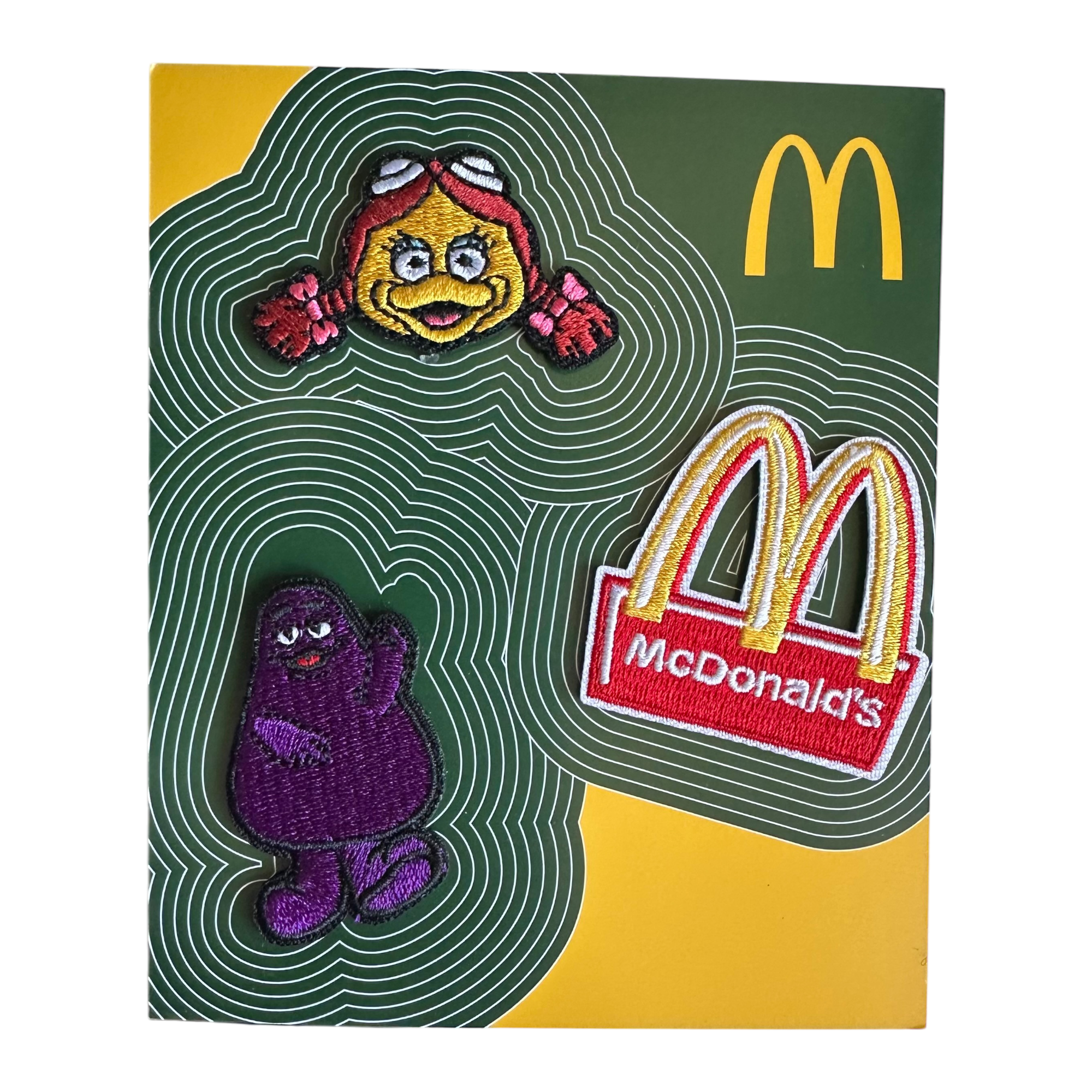 Mc Donalds : Lot de 3 patchs autocollants - le palais des goodies