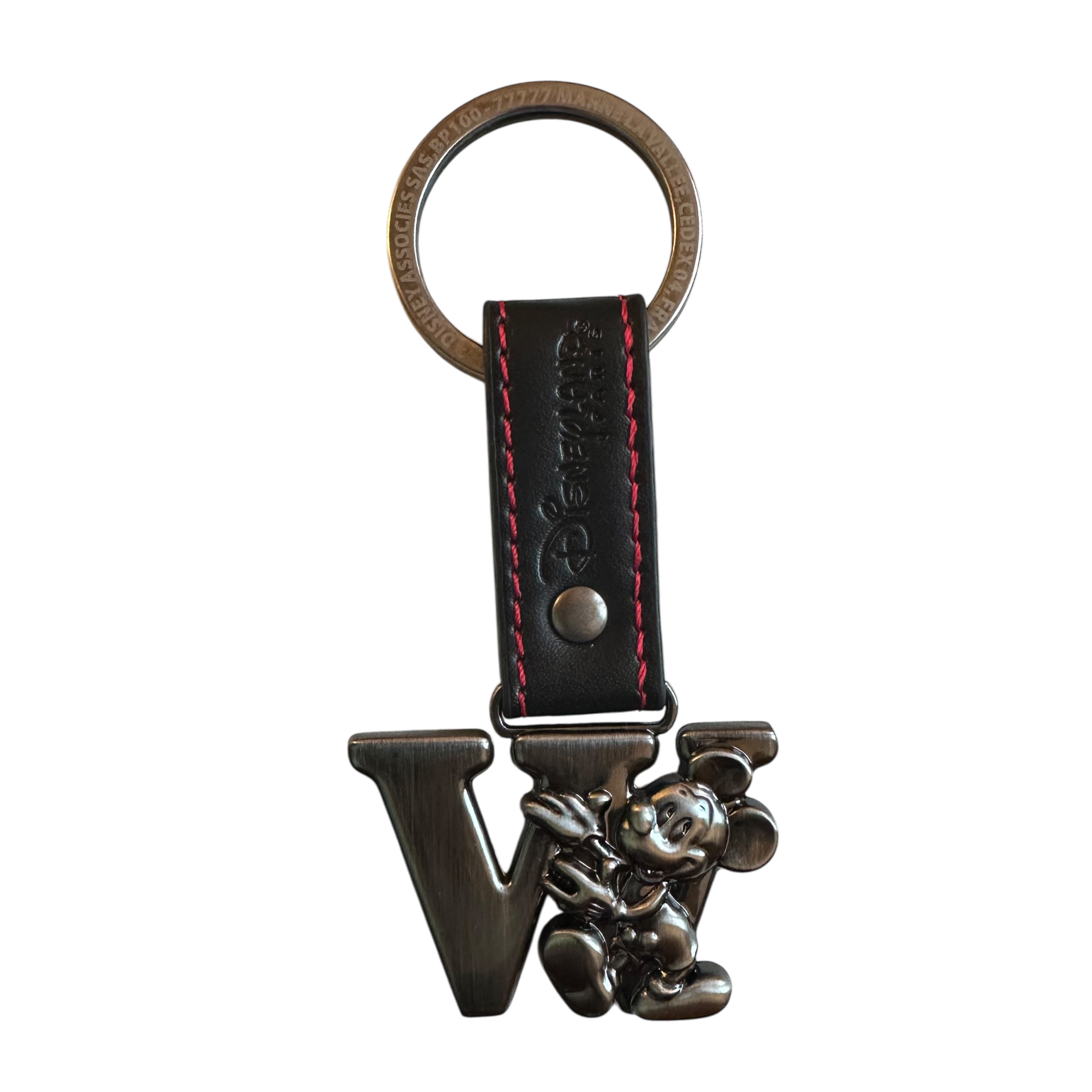 Disney - Mickey Mouse : Porte-clé lettre "W" - disneyland - Disneyland Paris - disney parks - disney store - shop disney - le palais des goodies