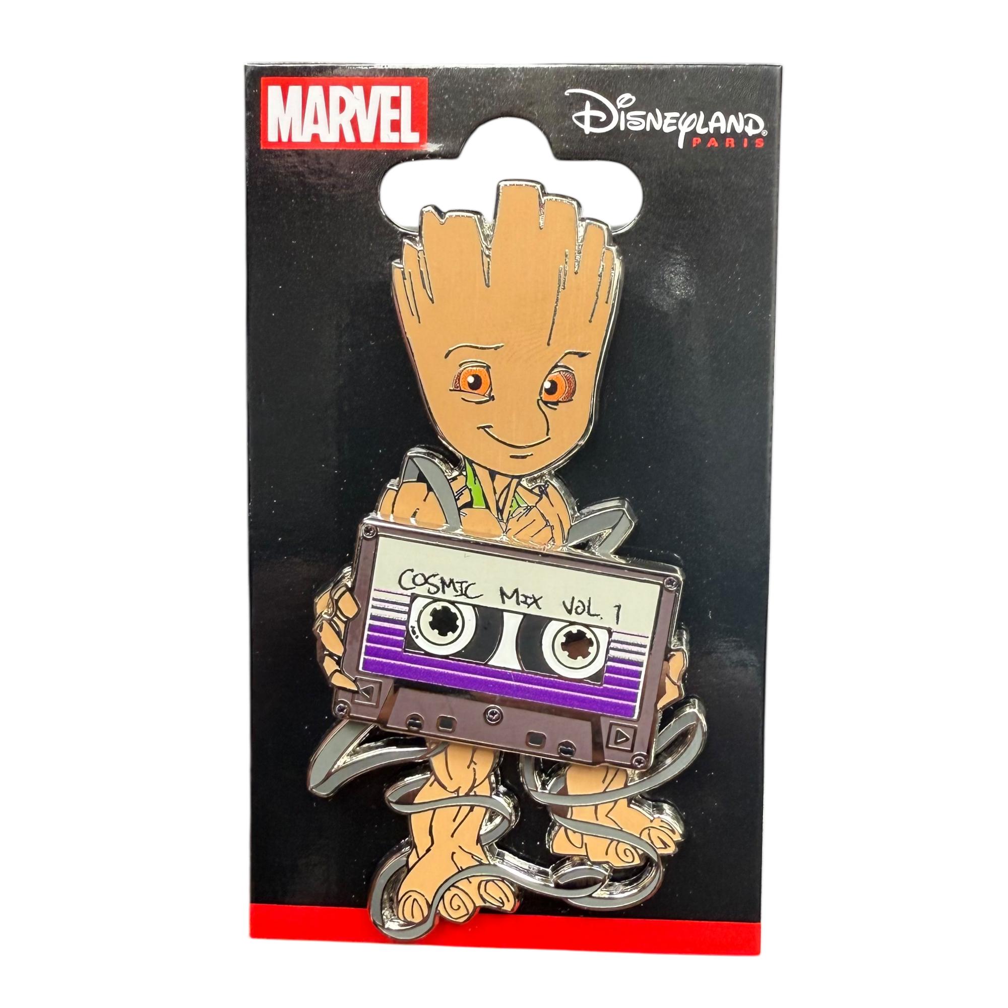 Marvel - Les gardiens de la galaxie : Pins Groot cassette OE - disneylmand - disneyland paris - disney parks - disney store - shop disney - le palais des goodies