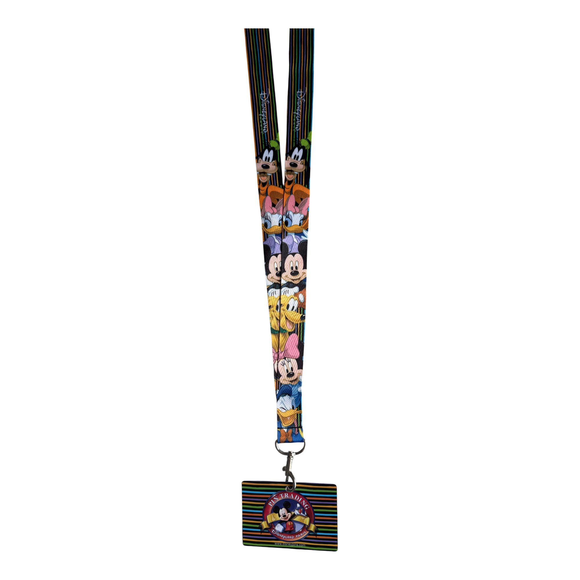 2078110190520 - Disney - Mickey Mouse : Lanière pins Mk et ses amis - disneyland - disneyland paris - disney parks - disney store - shop disney - le palais des goodies