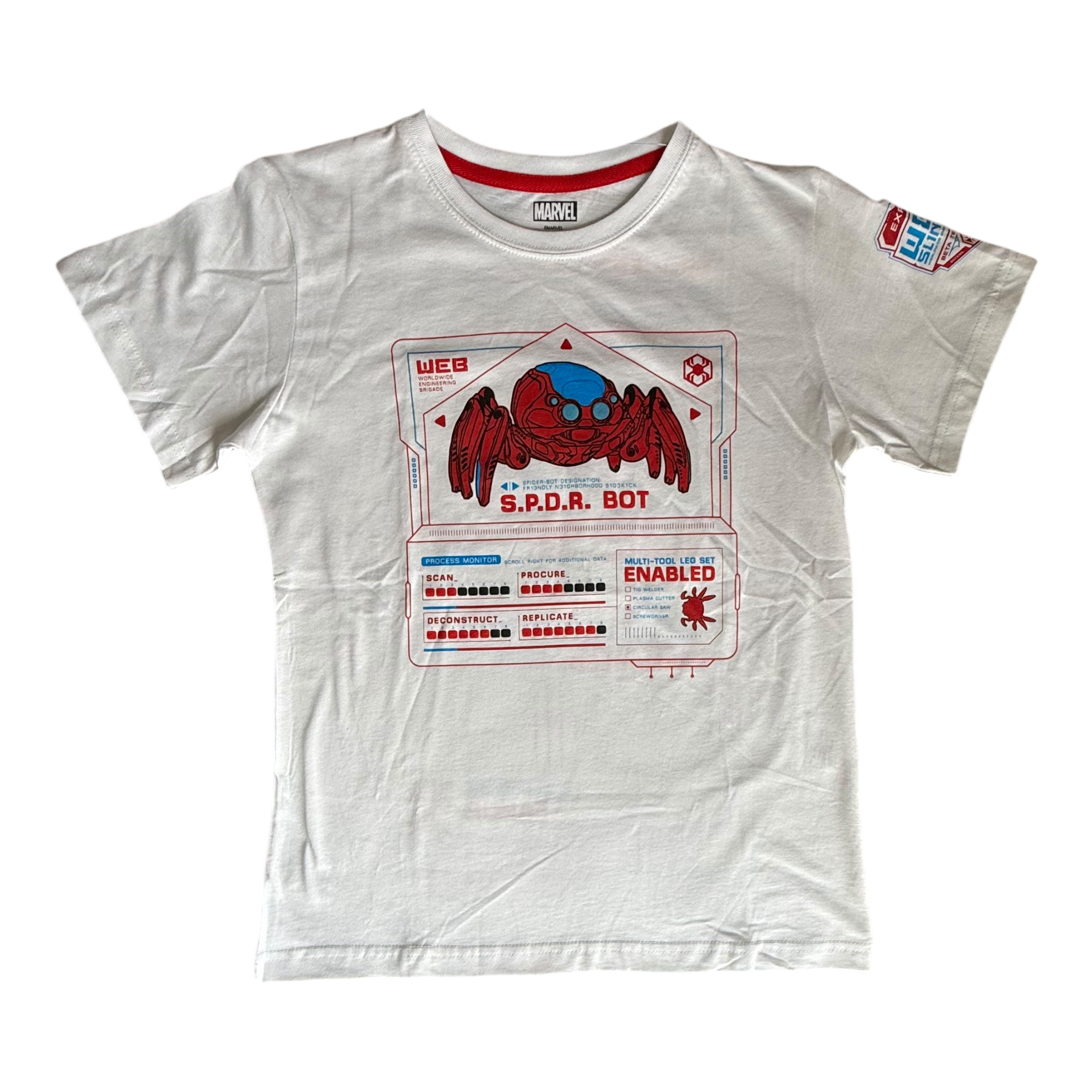 Marvel - Spider-Man : T-Shirt pour enfant "Spider bot" - disneyland - disneyland paris - disney parks - disney store - shop disney - le palais palais des goodies