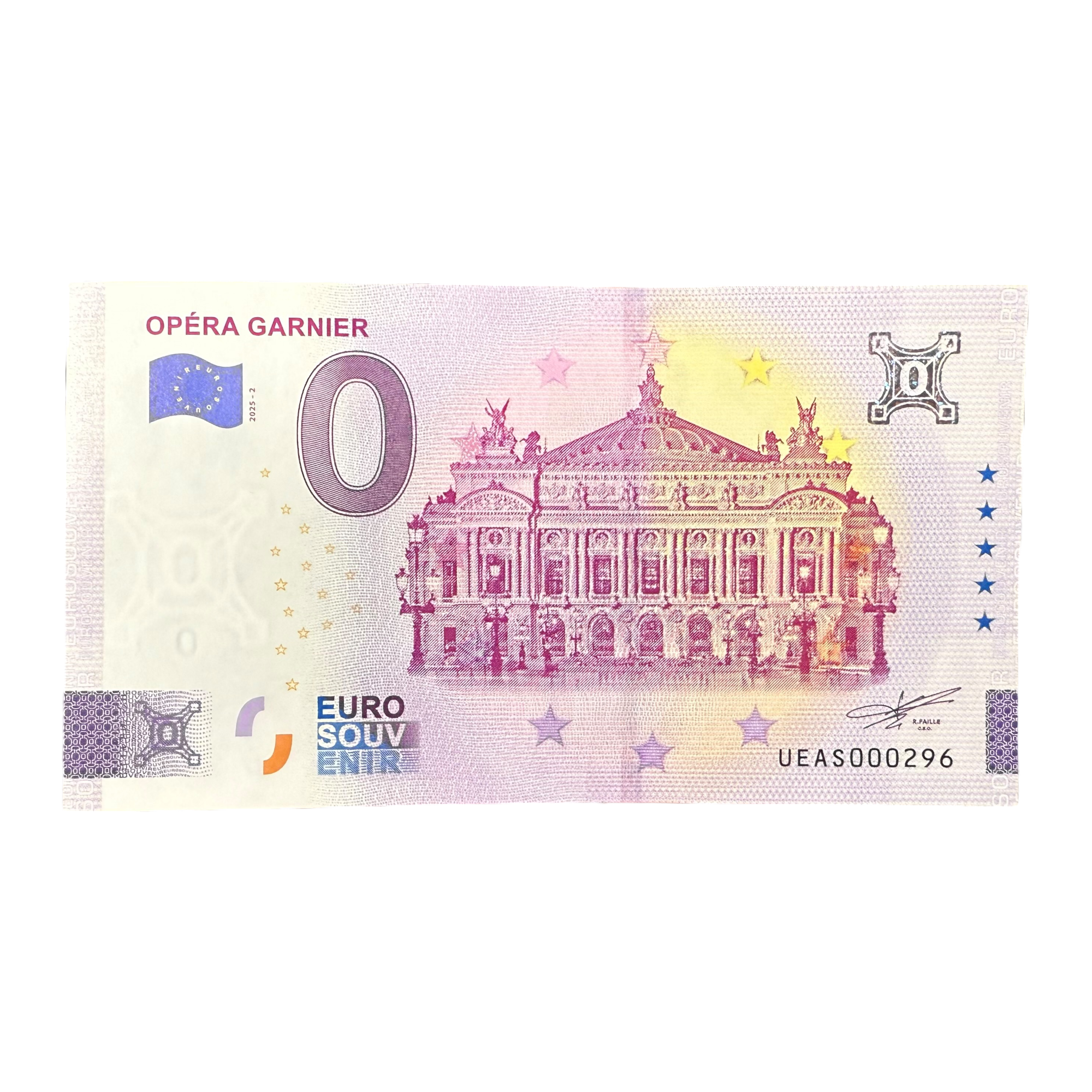 Billet Touristique - Euro souvenir : Opéra Garnier - le palais des goodies