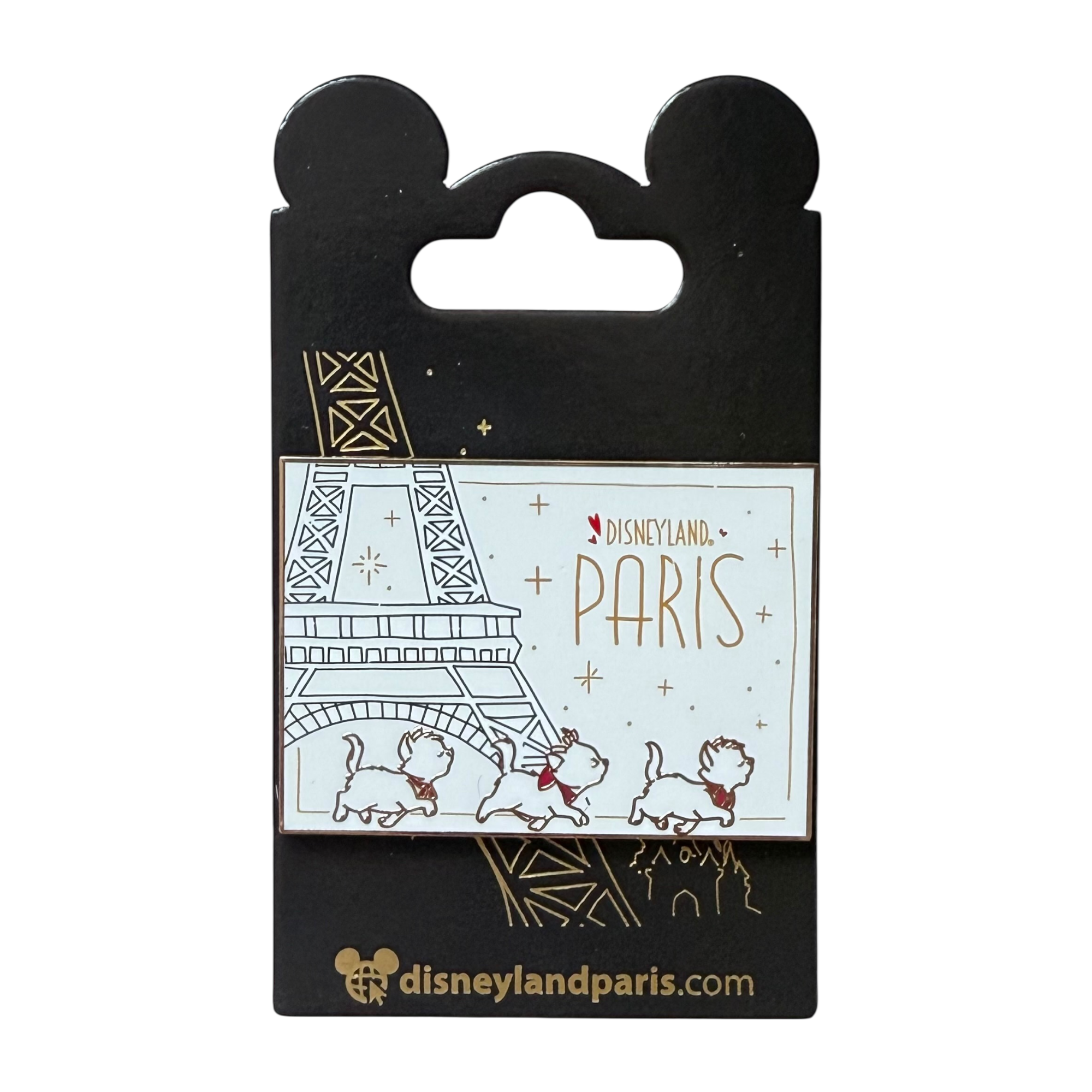 Disney - Les Aristochats : Pins chatons devant la Tour Eiffel - disneyèland - disneyland paris - disney parks - disney store - shop disney - le palais des goodies