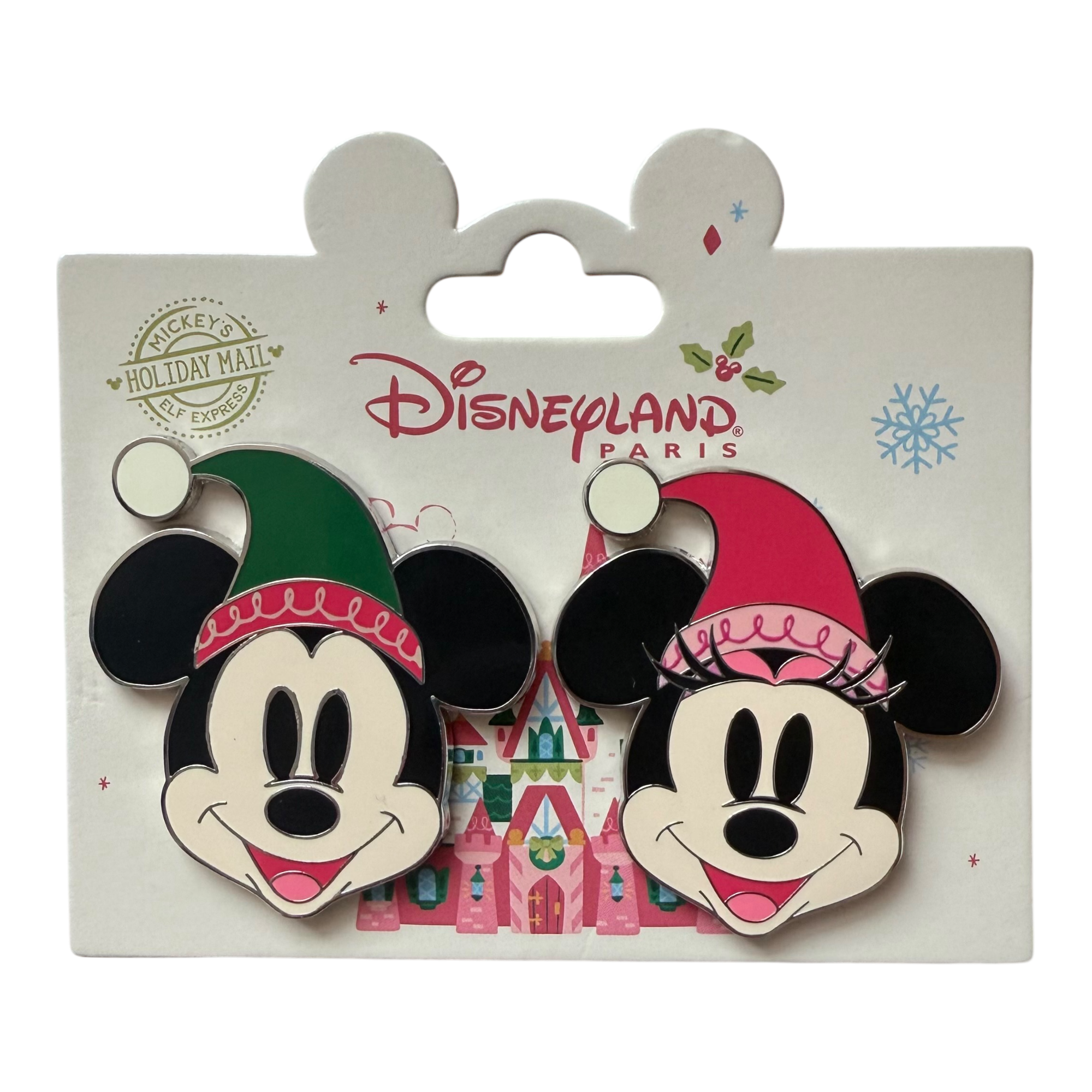 Disney - Mickey Mouse : Set de 2 pins noël - disneyland - disneyland paris - disney parks - disney store - shop disney - le palais des goodies