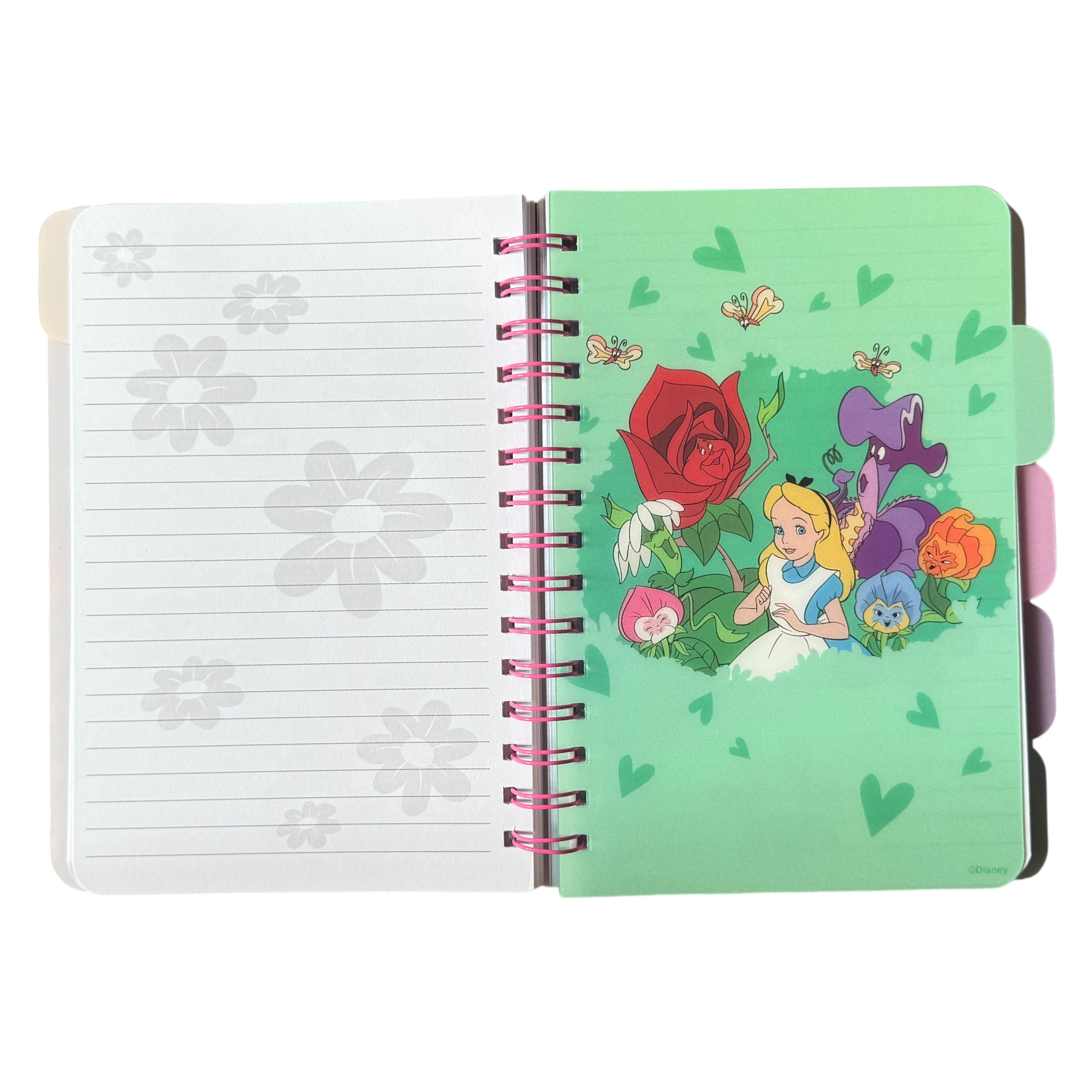 Disney - Alice aux pays des merveilles : Carnet A5 - disneyland - disneyland paris - disney parks - disney store - shop disney - le palais des goodies