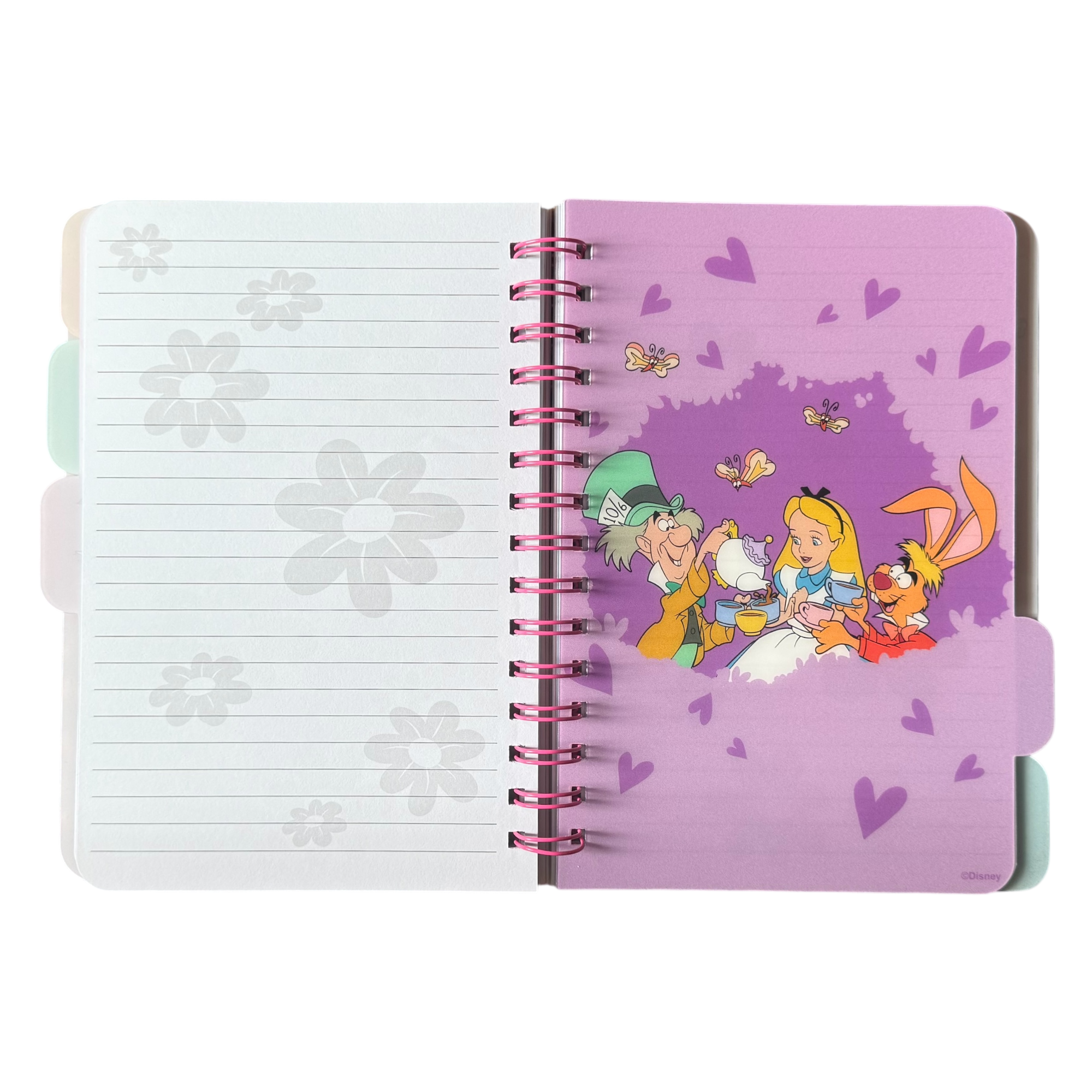 Disney - Alice aux pays des merveilles : Carnet A5 - disneyland - disneyland paris - disney parks - disney store - shop disney - le palais des goodies