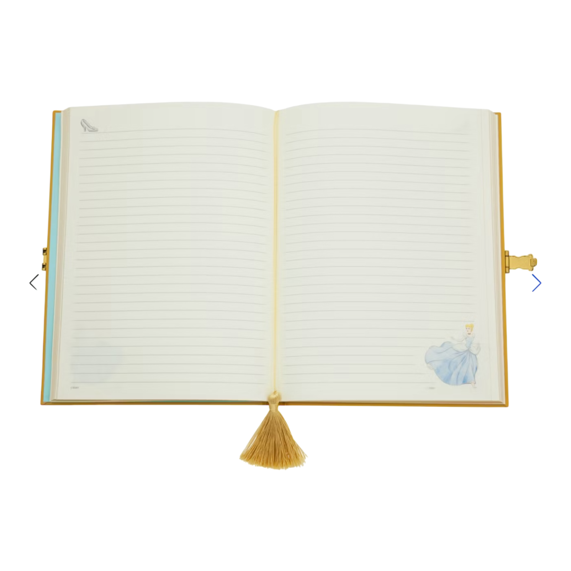 Disney - Cendrillon : Carnet A5 Réplique du Livre de Contes - disneyland - disneyland paris - disney parks - disney store - shop disney - le palais des goodies
