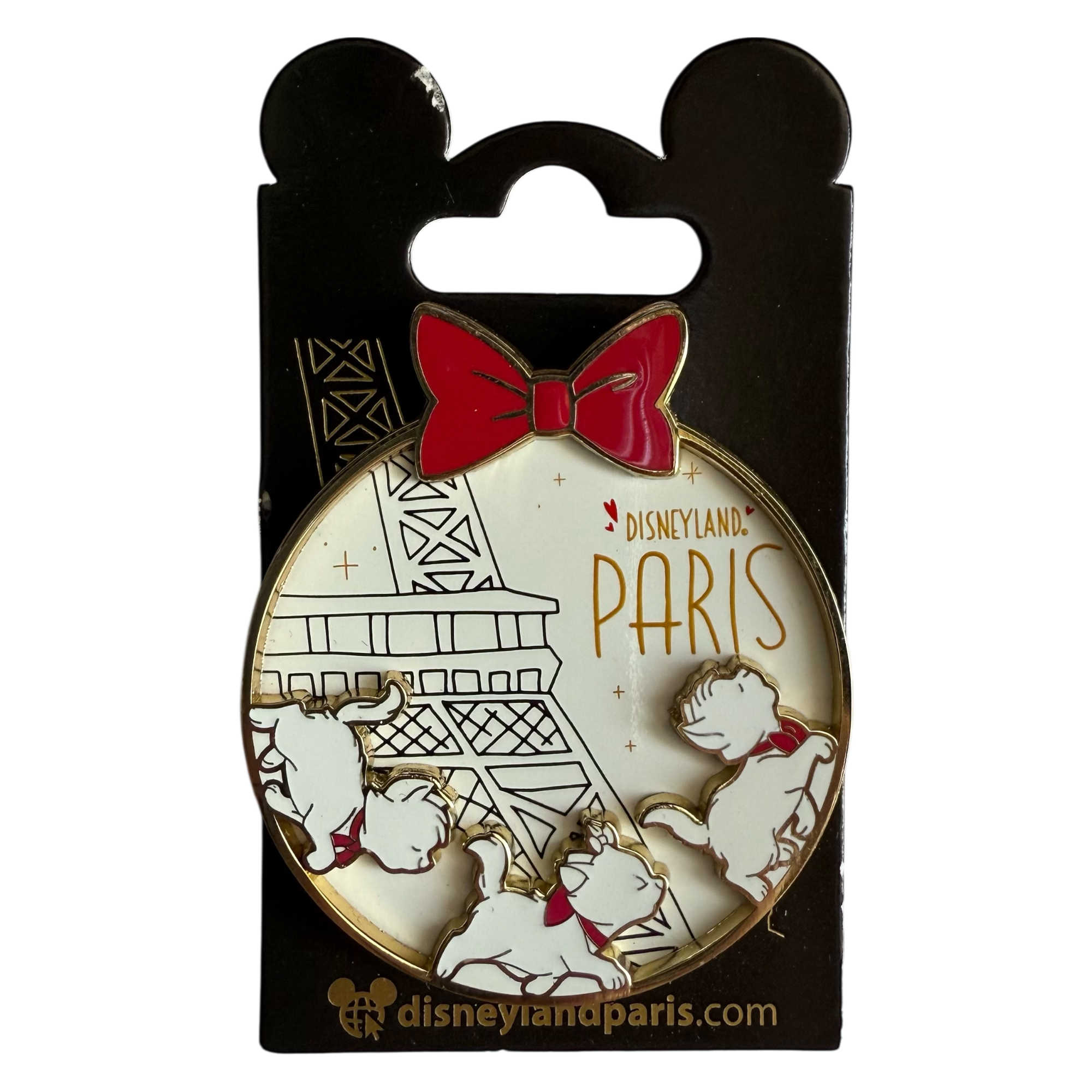 Disney - Les Aristochats : Pins rond chatons devant la Tour Eiffel  - disneyland - disneyland paris - disney parks - disney store - shop disney - le palais des goodies