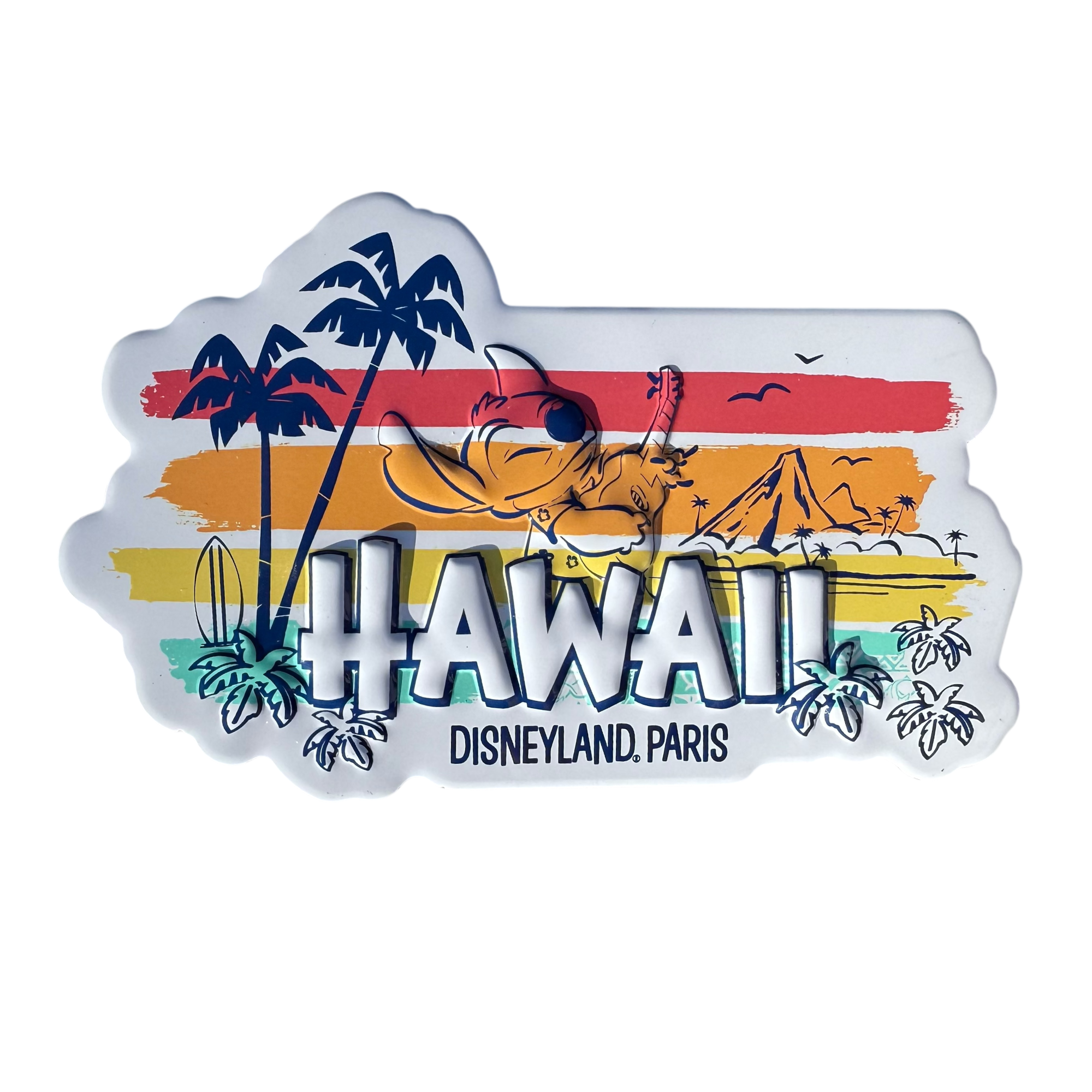 Disney - Lilo et Stitch : Magnet Stitch "Hawaii" - disneyland - disneyland paris - disney parks - disney store - shop disney - le palais des goodies