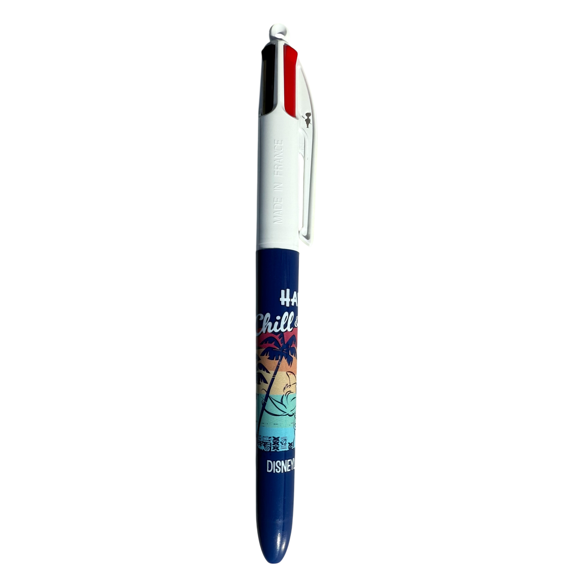 Disney - Lilo et Stitch : Bic 4 couleurs "Hawaii" - disneyland - disneyland paris - disney parks - disney store - shop disney - lepalais des goodies