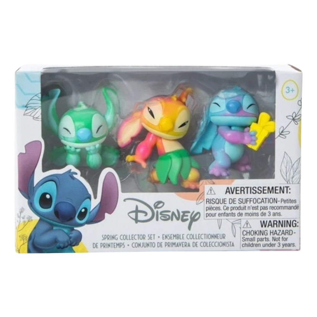 Disney - Lilo et Stitch : Pack de 3 figurines Stitch - disneyland - disneyland paris - disney parks - disney store - shop disney - le palais des goodies