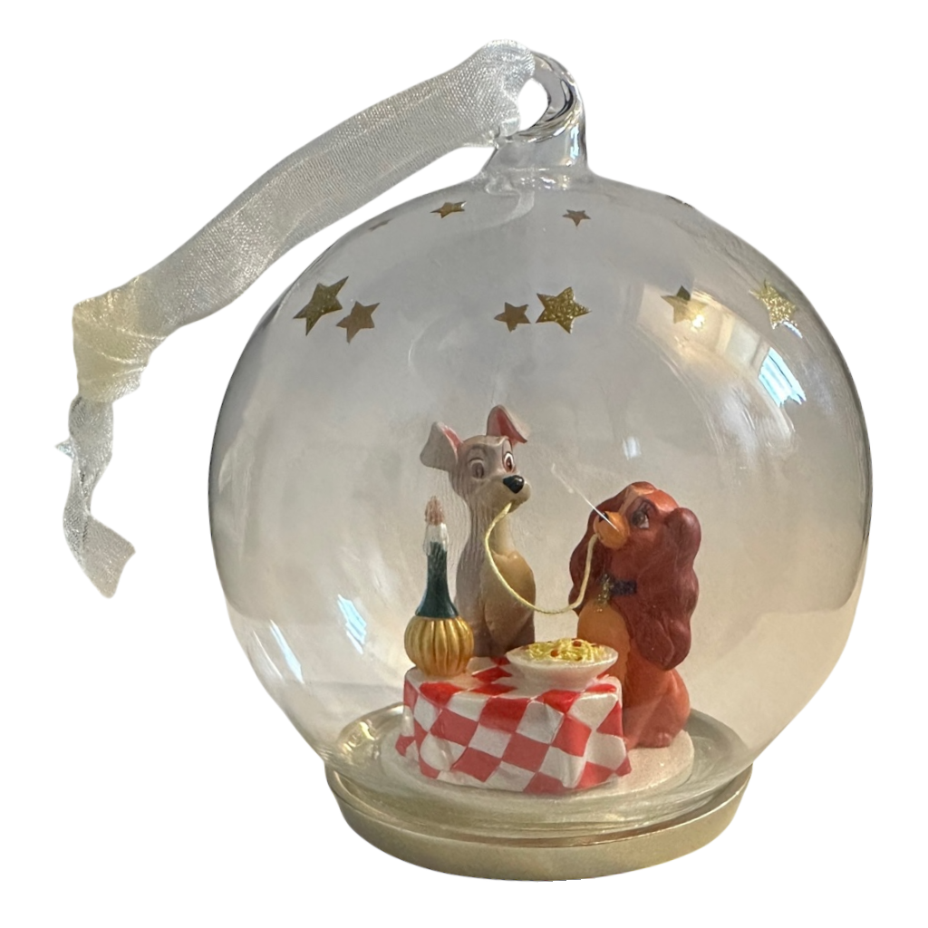 Disney - La Belle et le Clochard : Dôme décoratif "La Bella Notte" - disneyland - disneyland paris - disney parks - disney store - shop disney - le palais des goodies