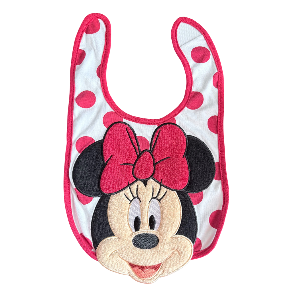 Disney - Minnie Mouse : Bavoir - disneyland - disneyland paris - disney parks - disney store - shop disney - le palais des goodies