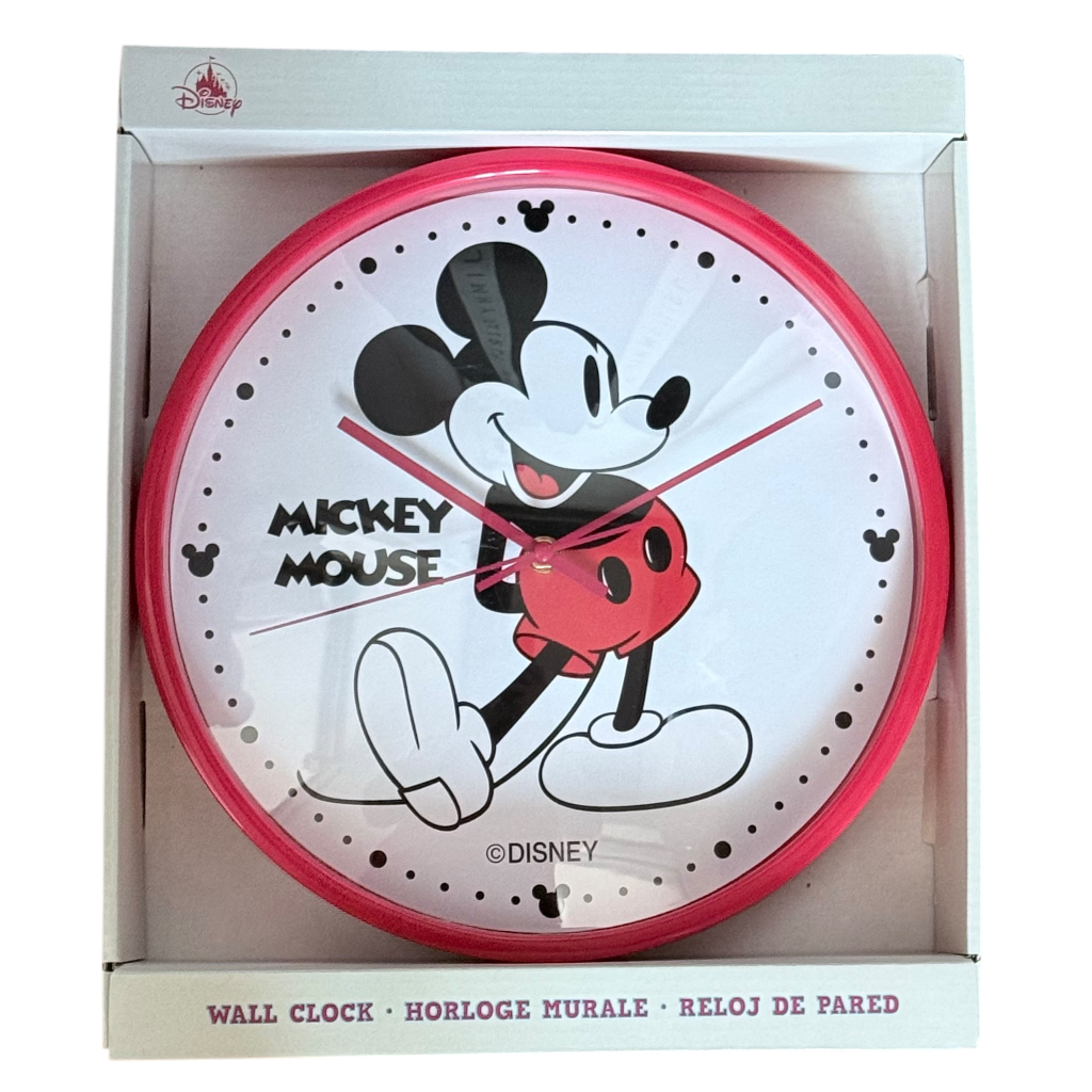 Disney - Mickey Mouse : Horloge murale - disneyland - disneyland paris - disney parks - disney store - shop disney - le palais des goodies
