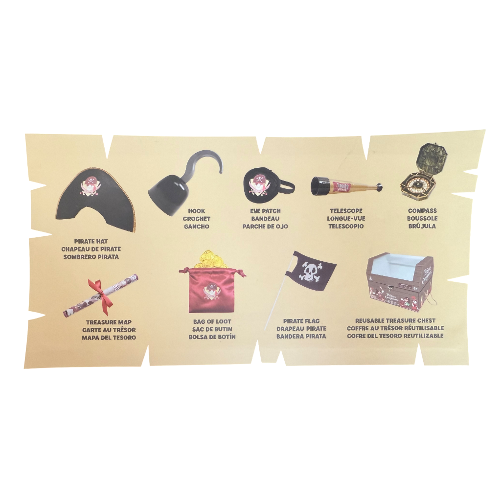 Disney - Pirates des Caraïbes : Coffret de jeu de rôle pirate pour enfants - disneyland - disneyland paris - disney parks - disney store - shop disney - le palais des goodies