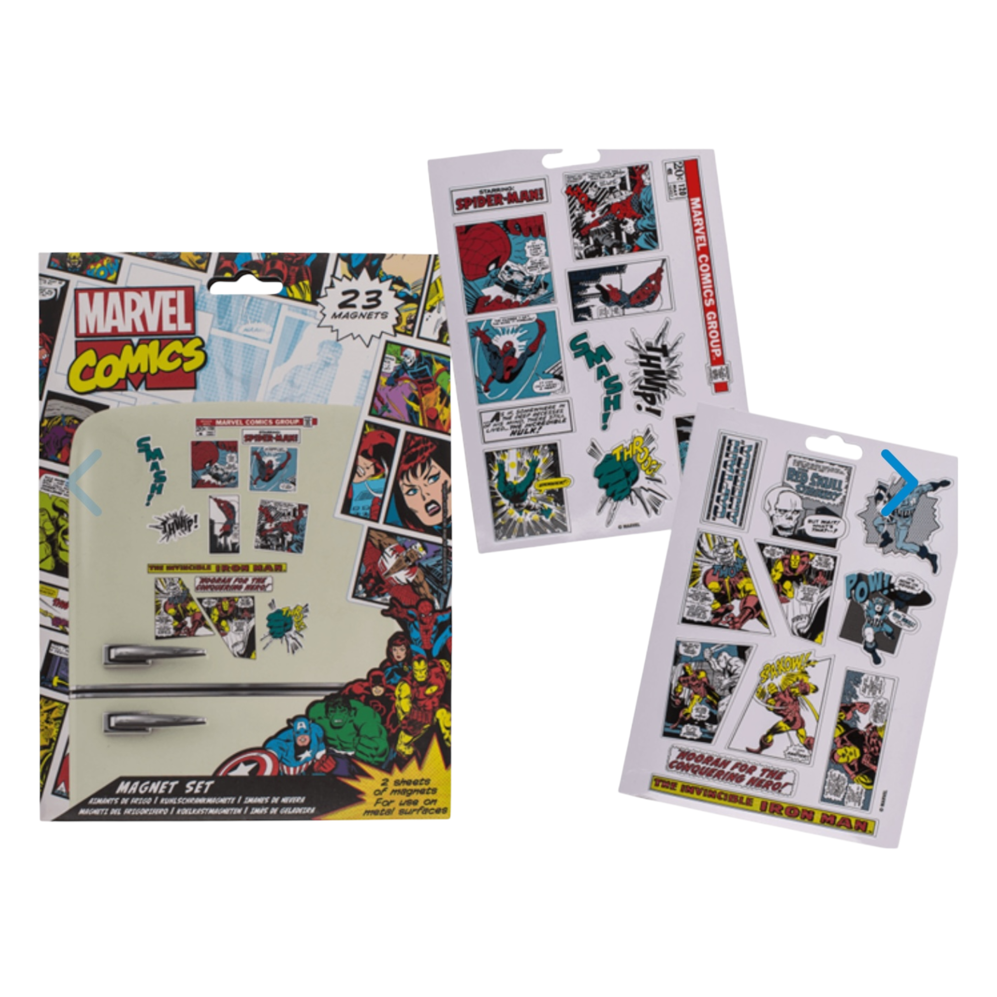 Marvel : Lot de 23 magnets - disney - disneyland - disney parks - disney store - shop disney - disneyland paris - le palais des goodies