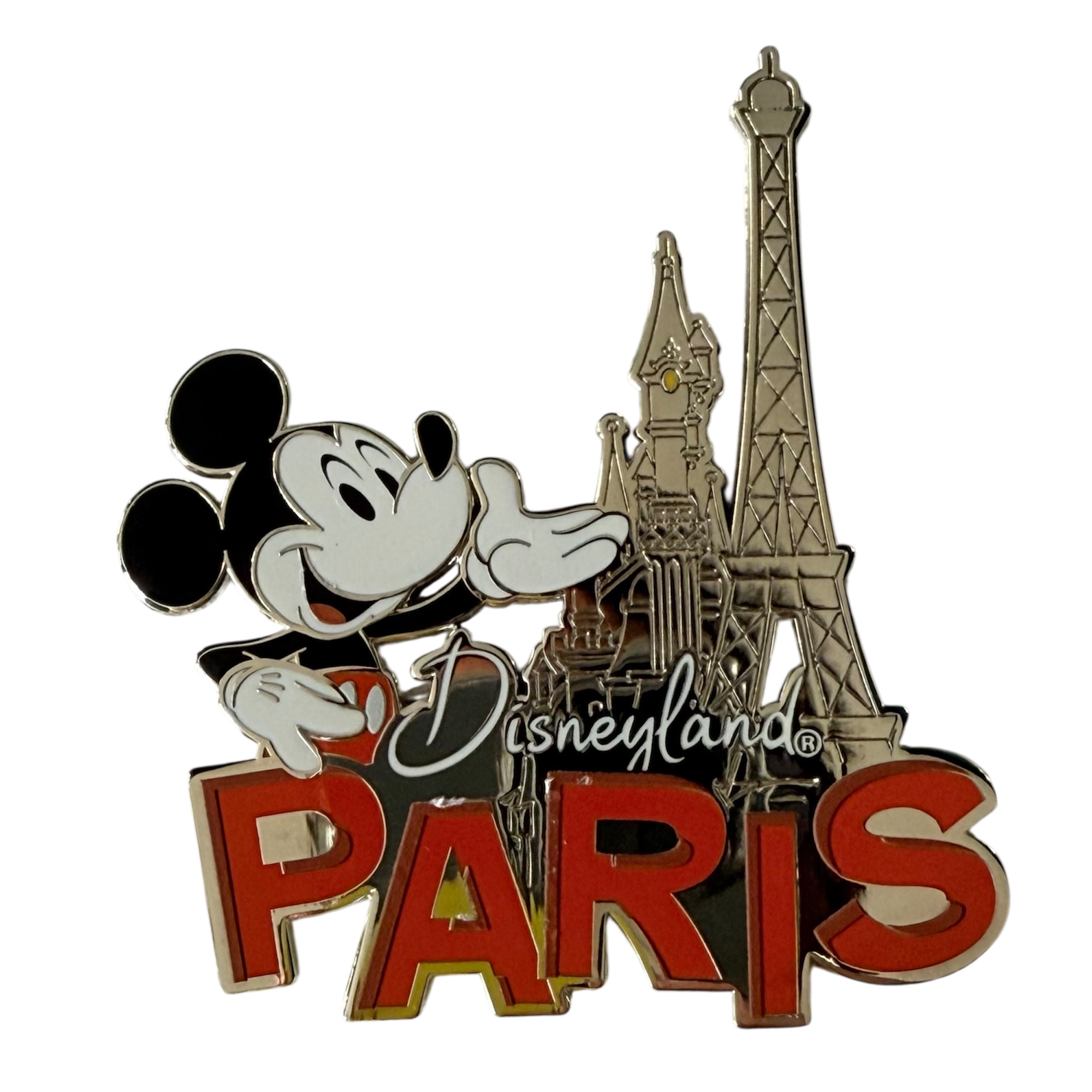 Disney - Mickey et ses amis : Magnet en métal château - disneyland - disneyland paris - disney parks - disney store - shop disney - le palais des goodies