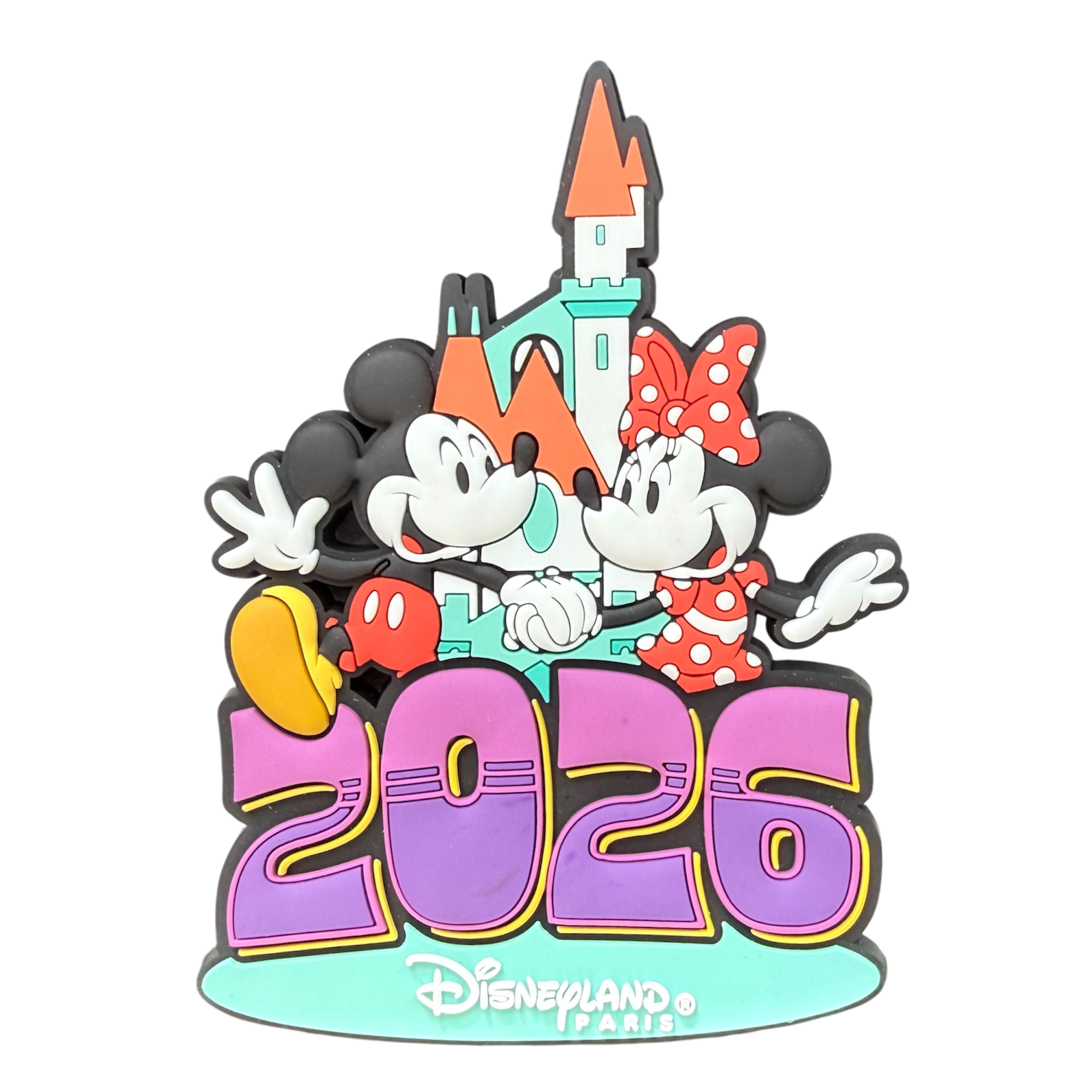 2073250260072 - disney- mickey - minnie mouse - 2026 - magnet - aimant