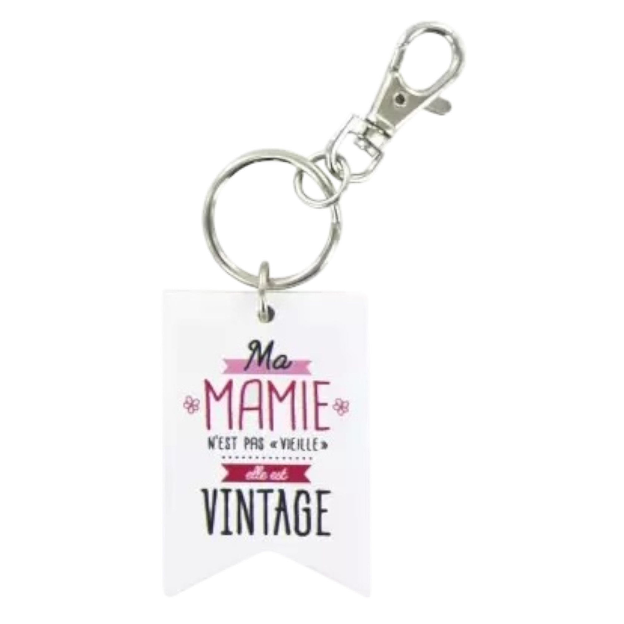 Porte-clés "Ma mamie nest pas vieille, elle est vintage" le palais des goodies