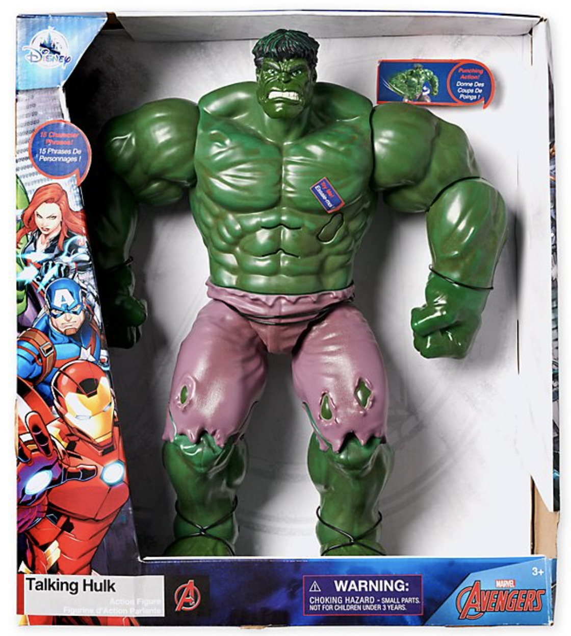 Marvel - Hulk : Figurine articulée et parlante