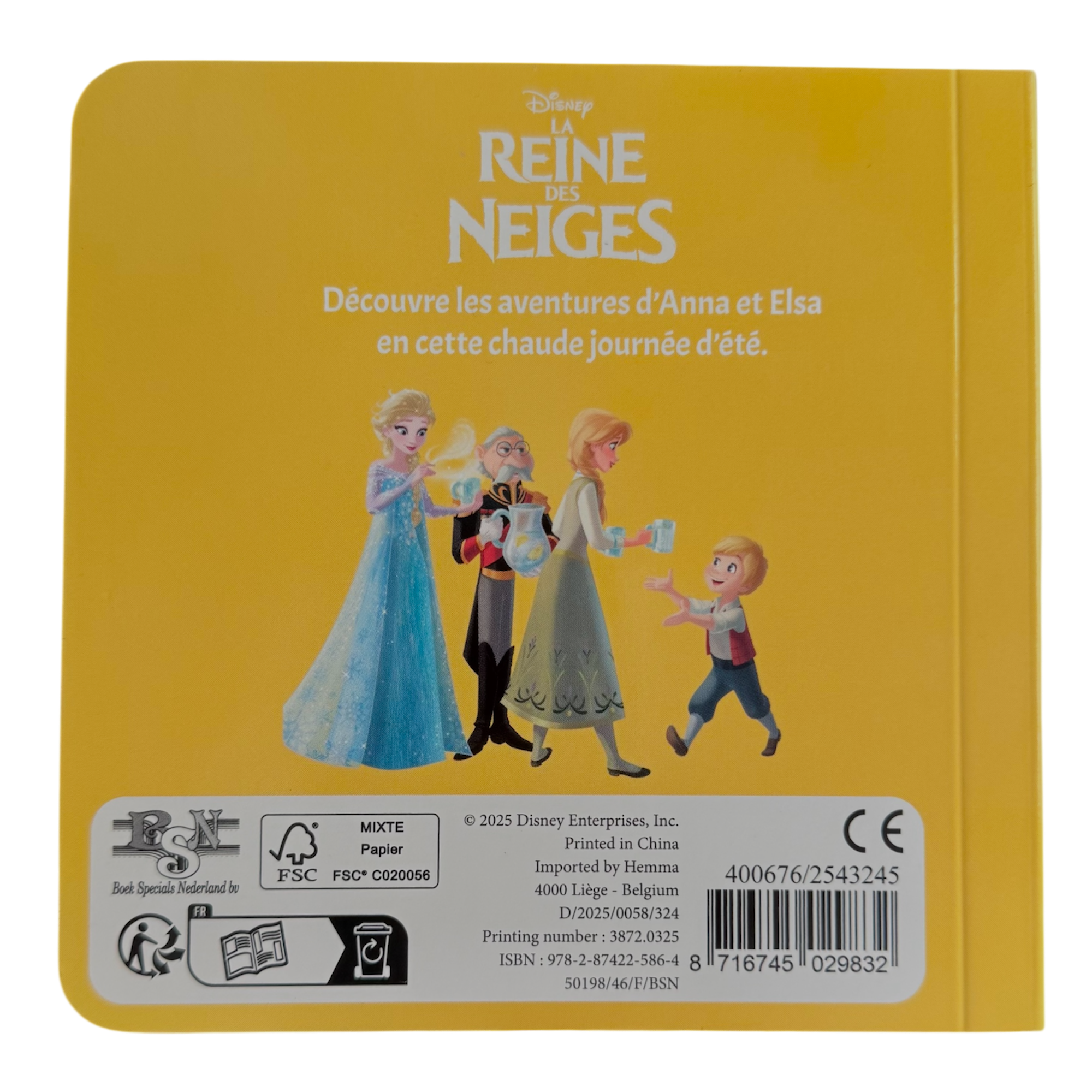 Disney - La reine des neiges : Un jour dété - le palais des goodies