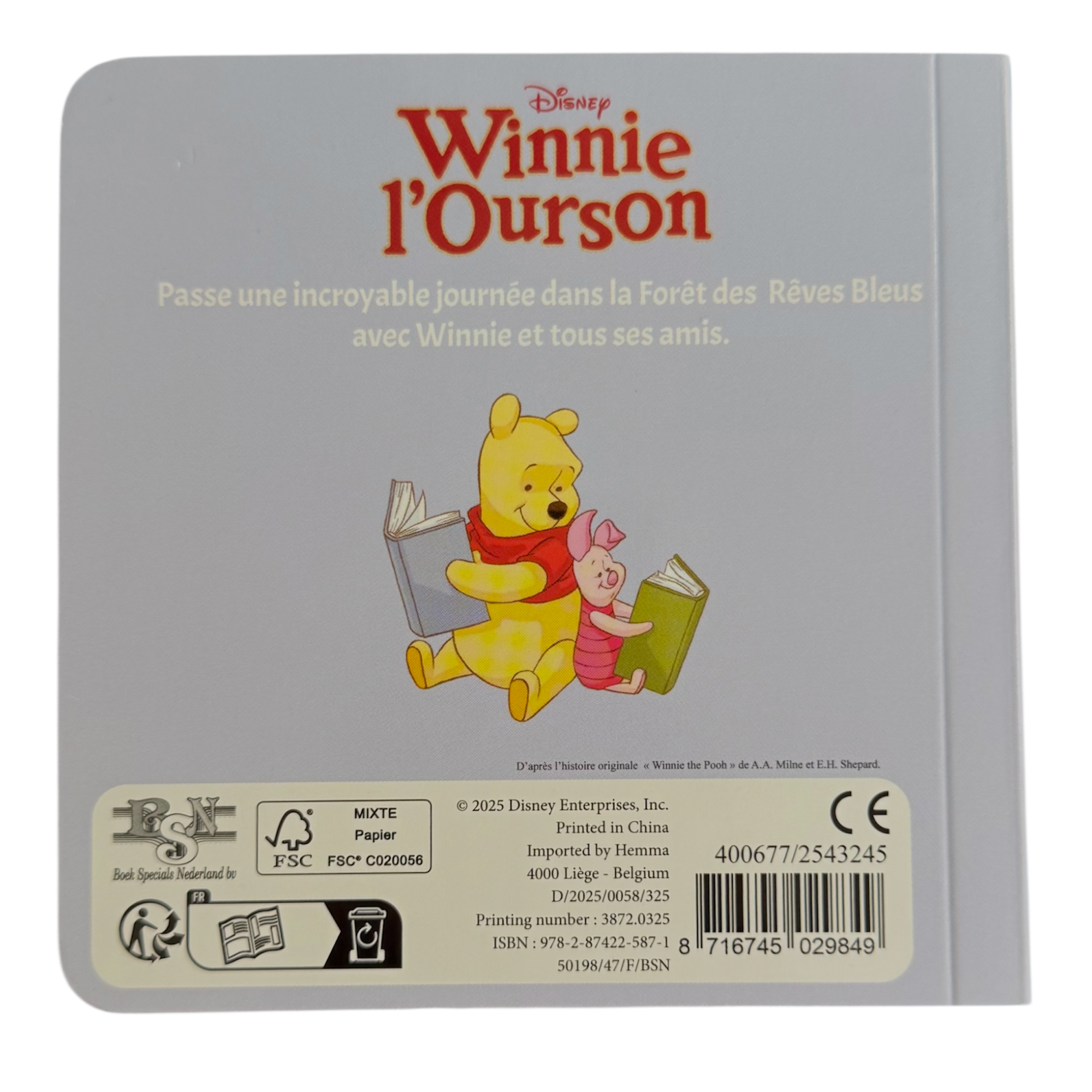 Disney - Winnie lOurson : Une journée entre amis ! le palais des goodies