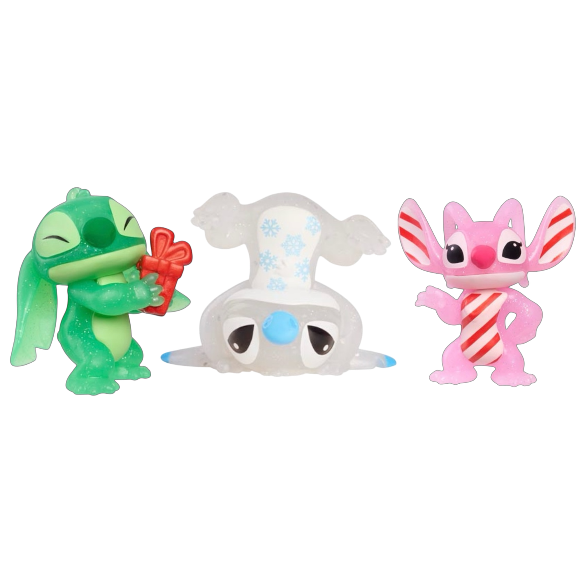 Disney - Lilo et Stitch : Lot de 3 mini figurines "Holiday Collection" - disneyland - disneyland paris - disney parks - disney store - shop disney - le palais des goodies