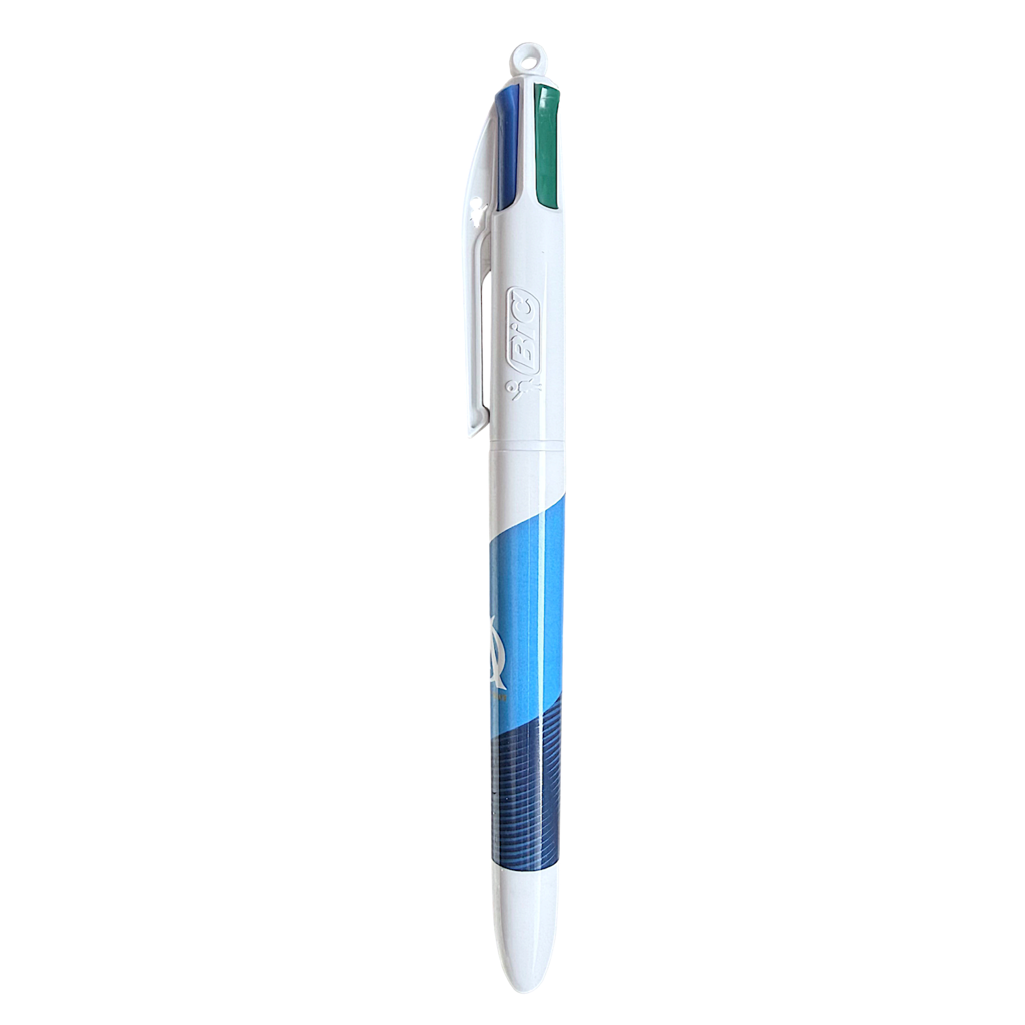 Olympique de Marseille : Stylo Bic 4 couleurs - le palais des goodies