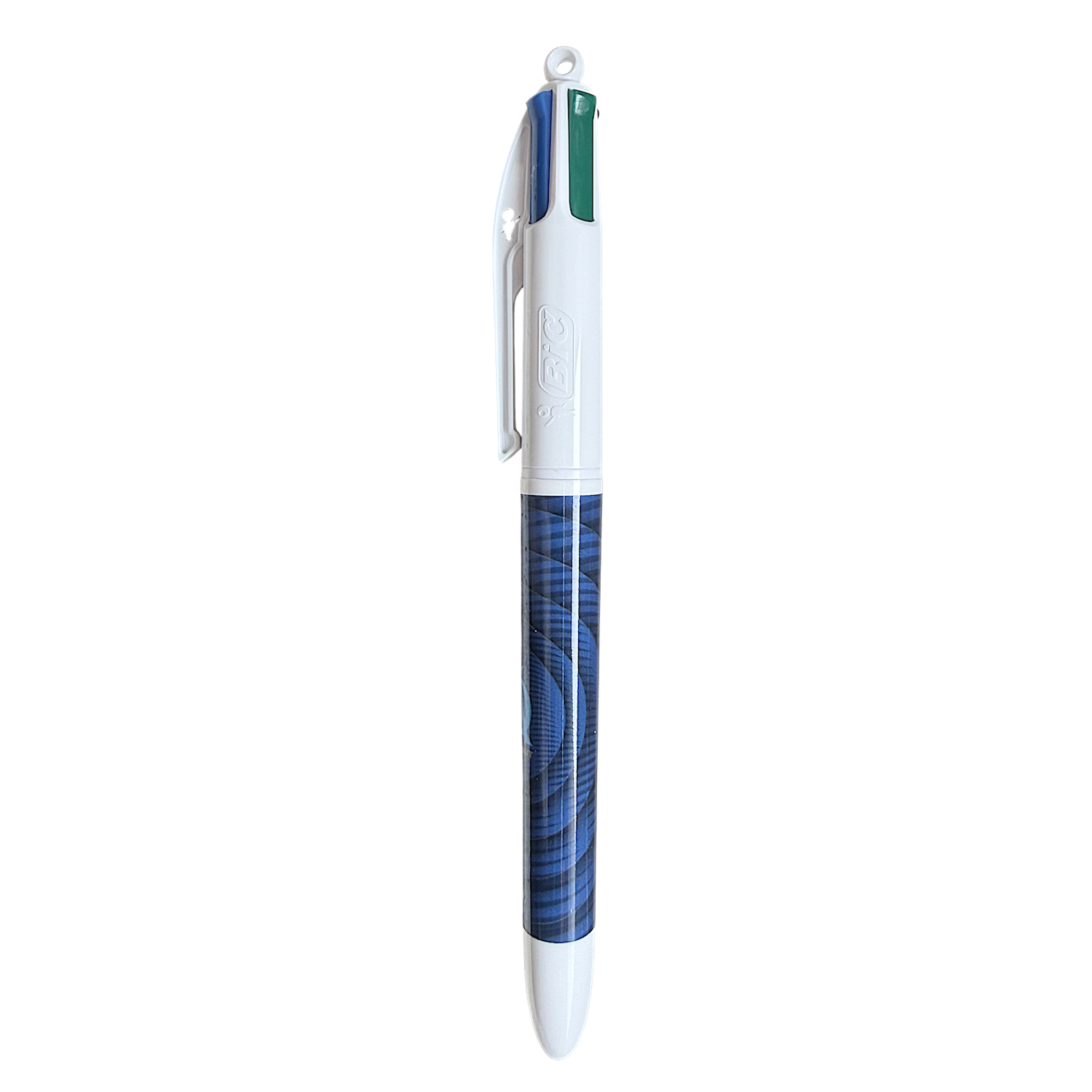 Olympique de Marseille : Stylo Bic 4 couleurs (Droit au but) - le palais des goodies