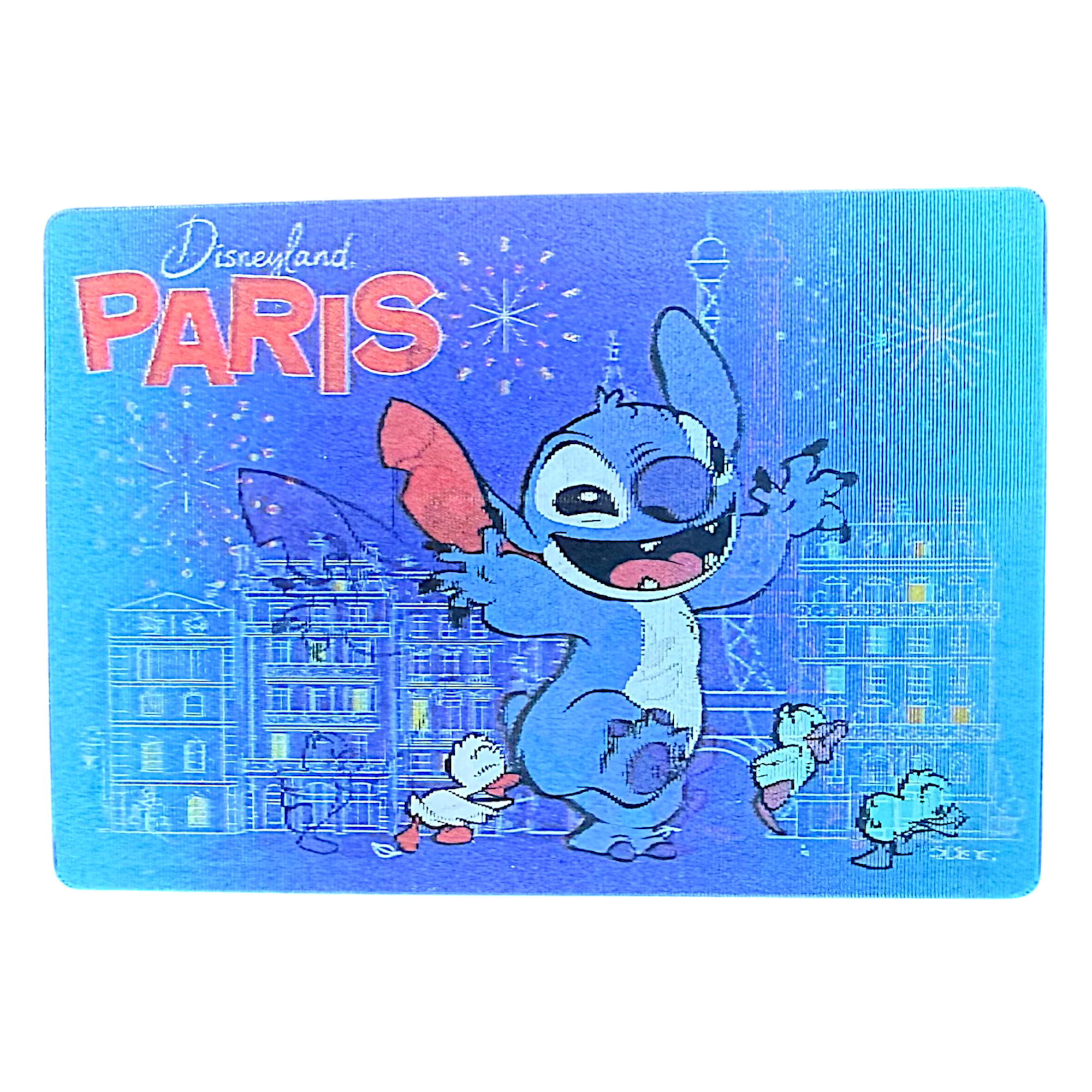 Disney - Lilo et Stitch : Magnet lenticulaire - disneyland - disneyland paris - disney parks - disney store - shop disney - le palais des goodies