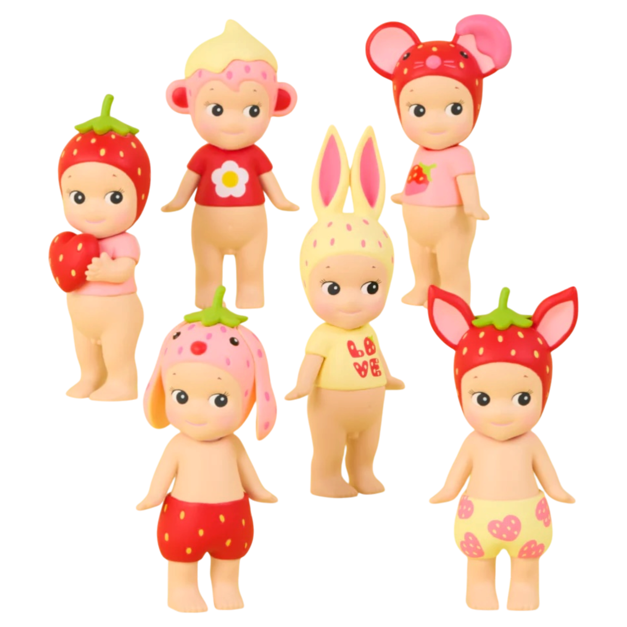 Sonny Angel – Strawberry Love Series (1 pièce) - le palais des goodies