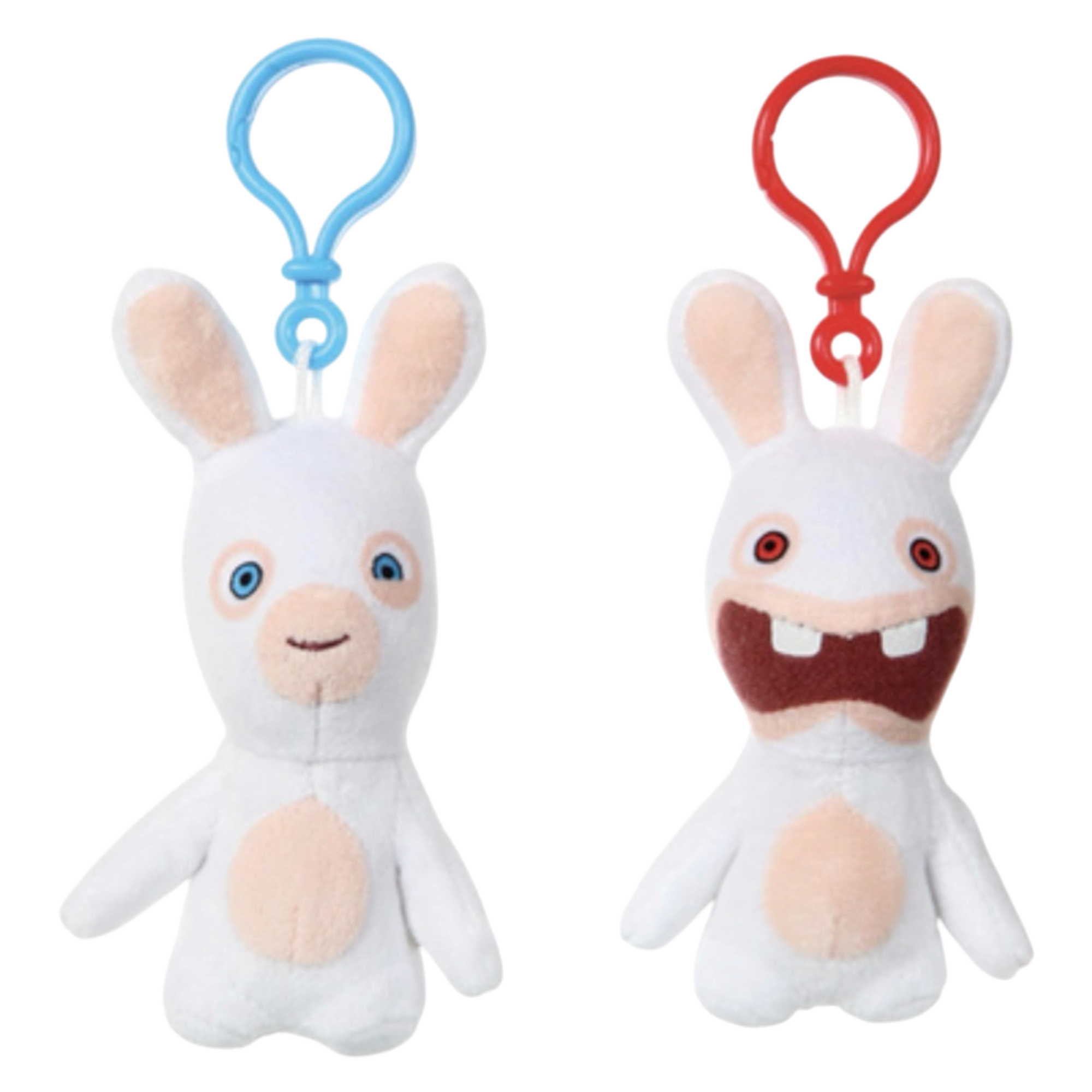 Les lapins crétins : Porte-clé lapin bouche ouverte - le palais des goodies
