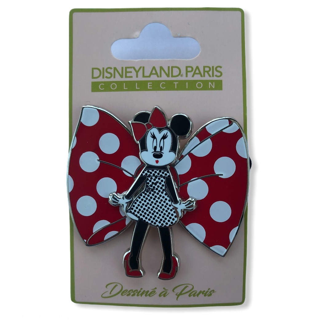 Disney - Minnie Mouse : Pin’s DLP Minnie noeud pois OE