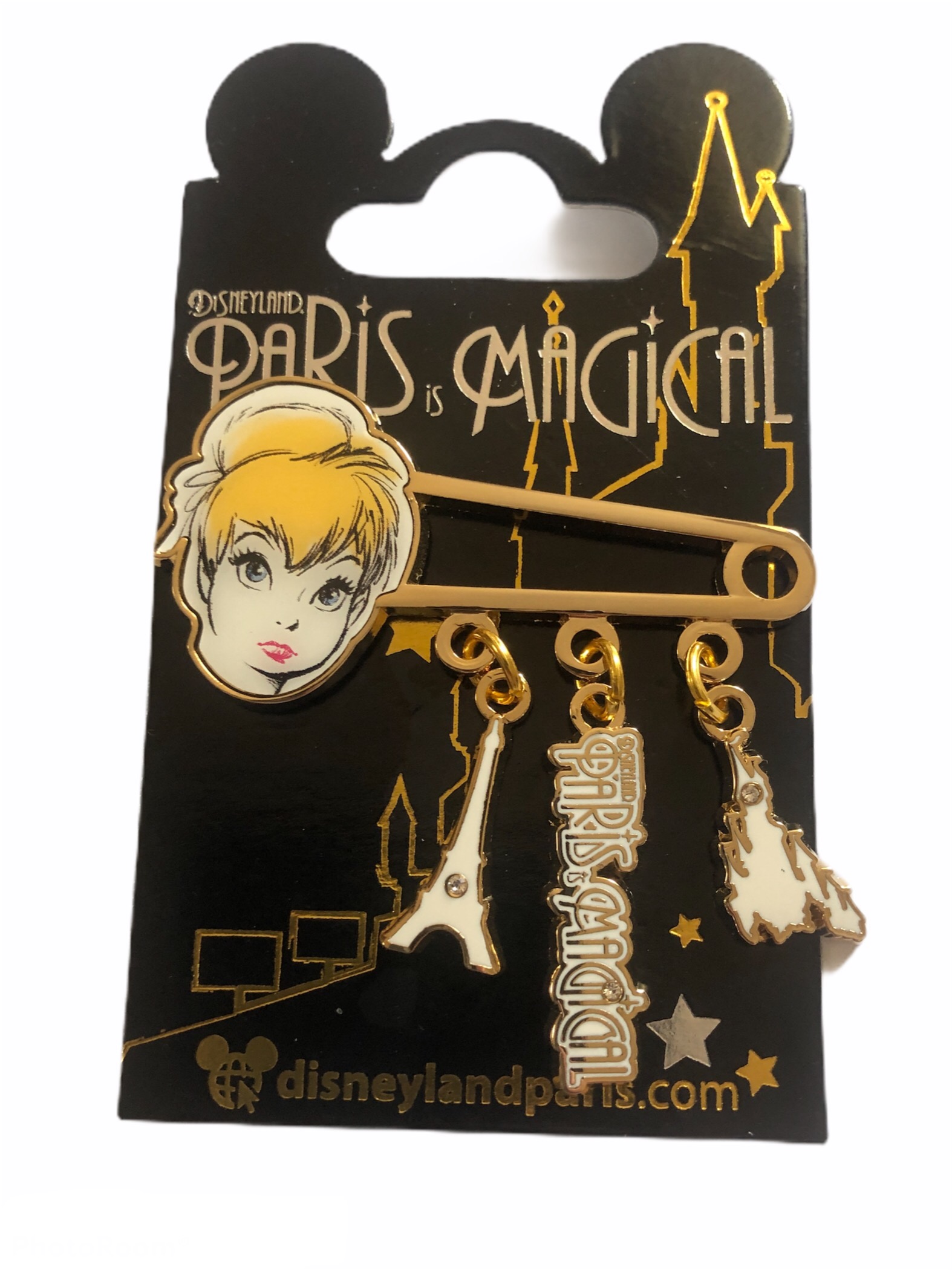 Disney - Peter Pan : Pin’s Tink dangler Tour Eiffel OE