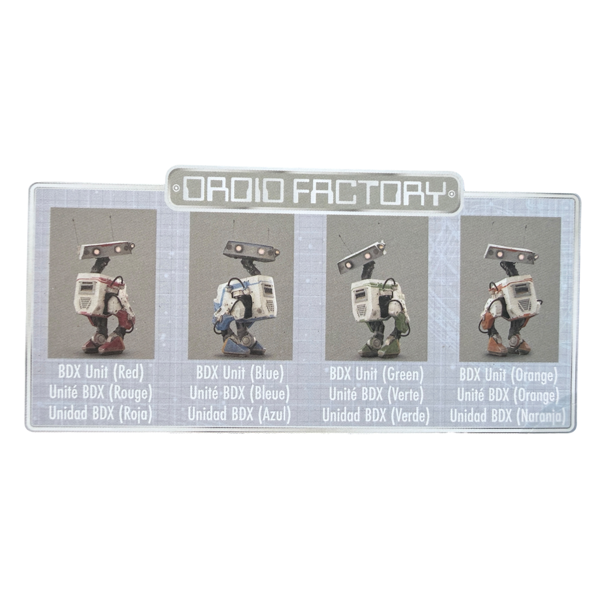 Star Wars - Droid Factory : Set de 4 figurines BDX Unit