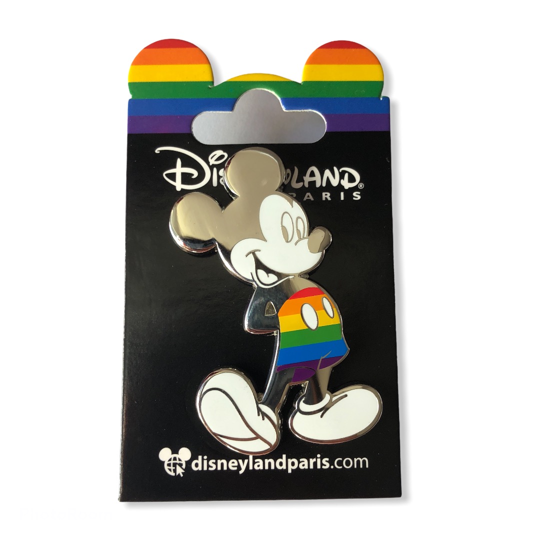 Disney - Mickey Mouse : Pin\'s rainbow MK silver OE