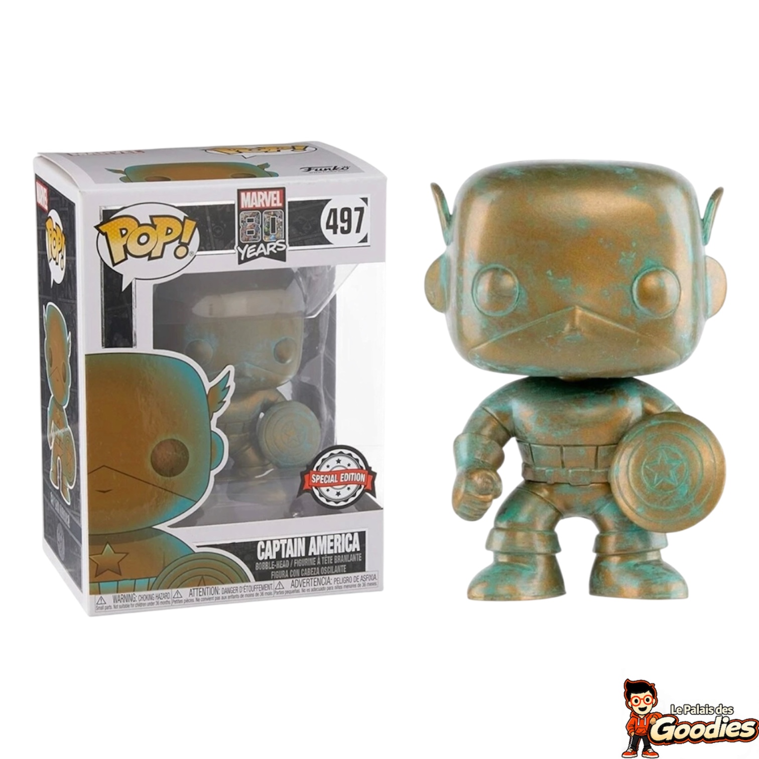 Marvel - Funko Pop N°497 : Captain America