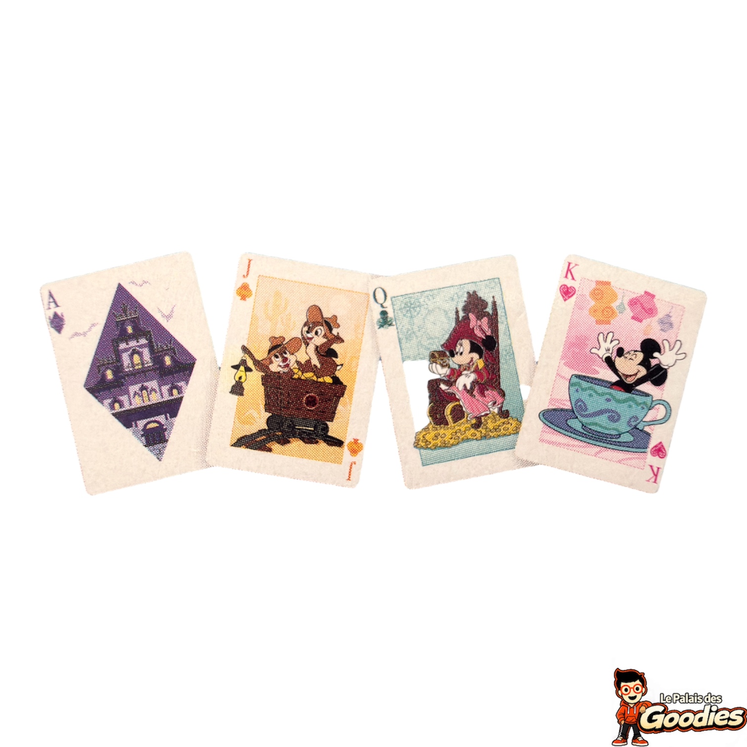 Cartes Disney illustrées Tic et Tac, Minnie et Mickey - jeu officiel