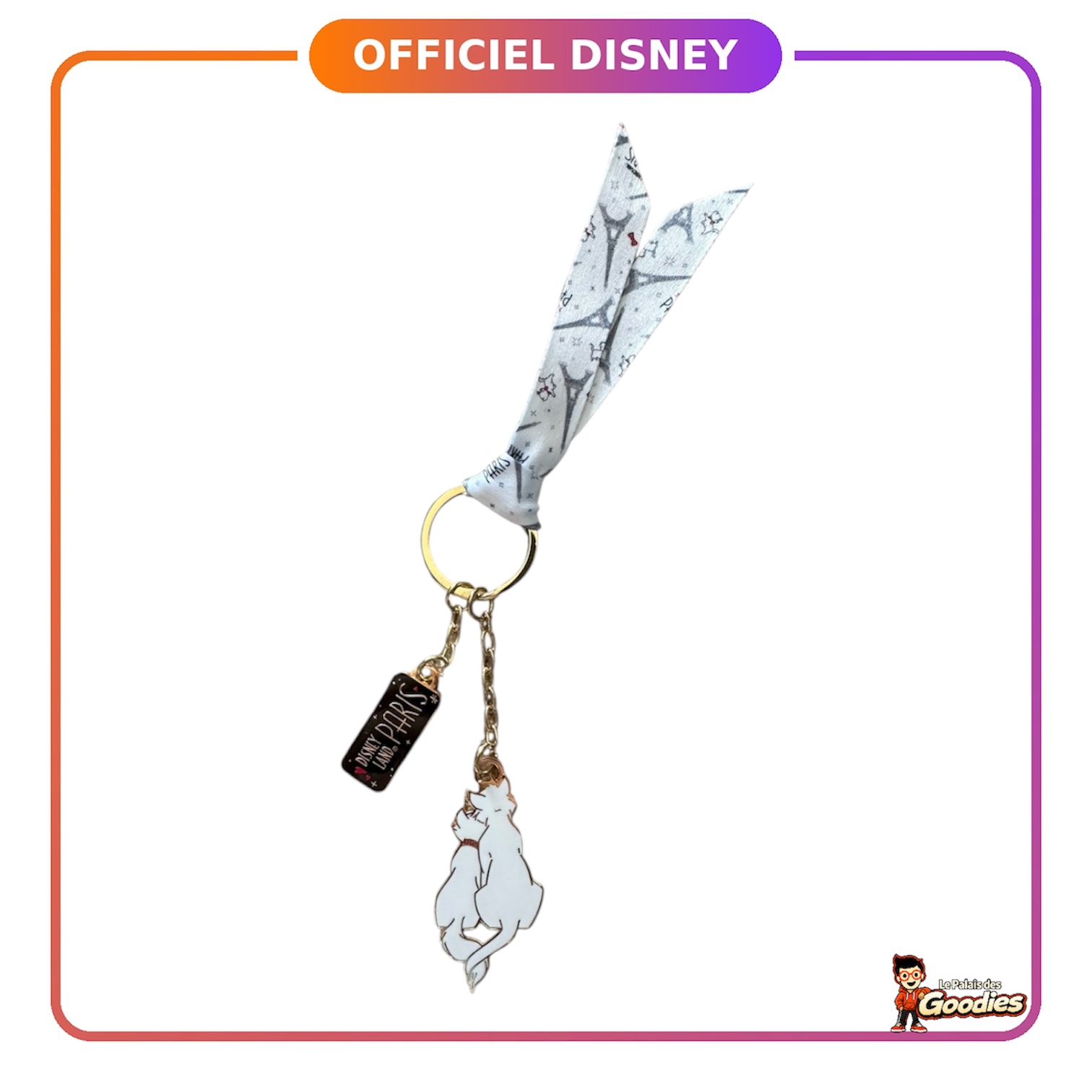 Disney - Les Aristochats : Porte-clé Duchesse et Thomas OMalley