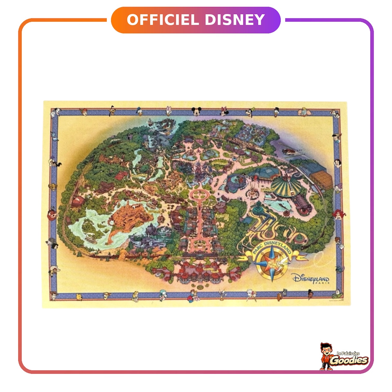 Disney - Fun Map Disneyland Paris 2023