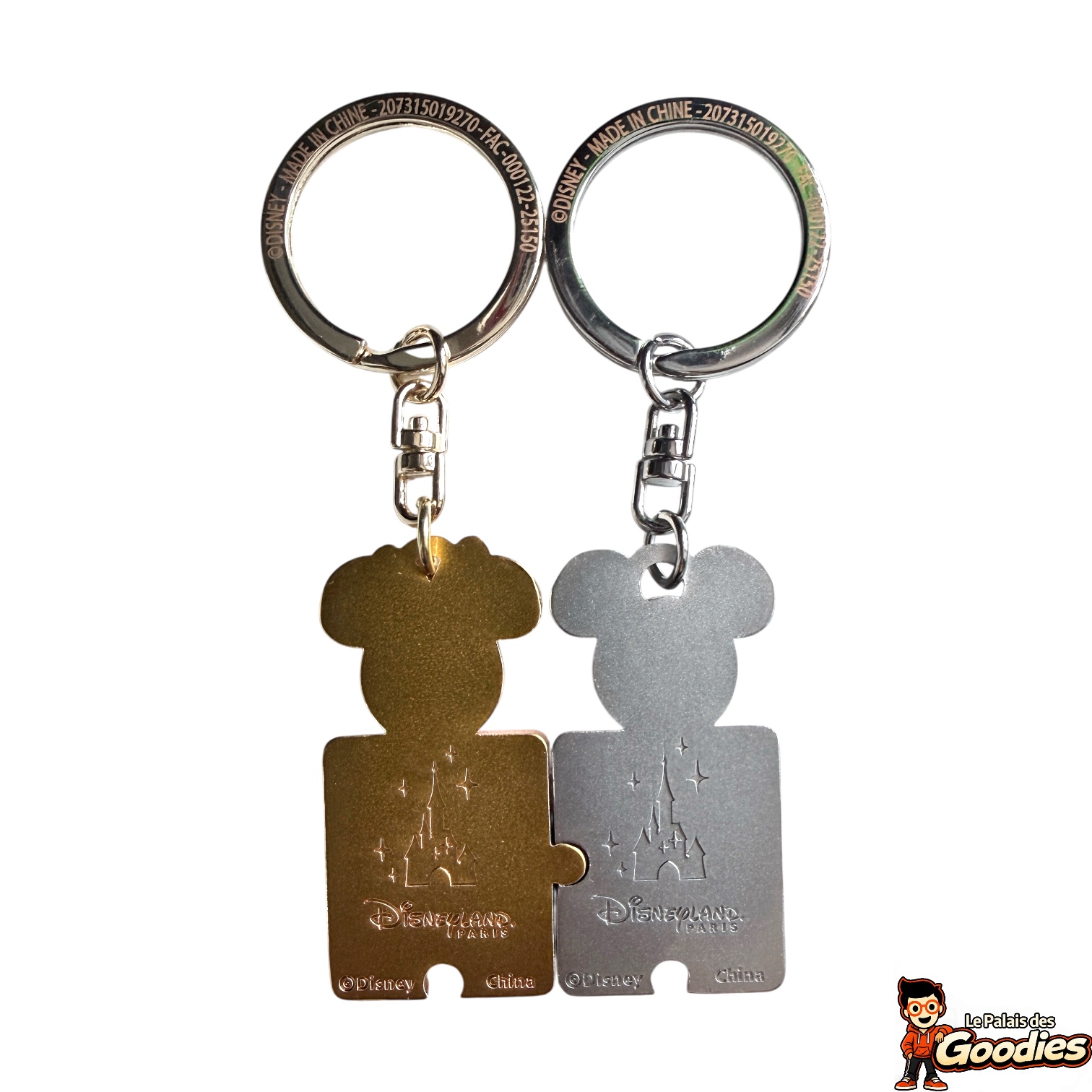 Disney - Mickey Mouse : Porte-clé MK et MN puzzle