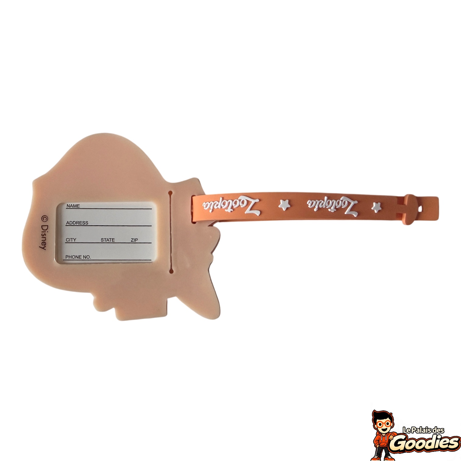 Disney - Zootopie : Etiquette à bagage Nick Wilde