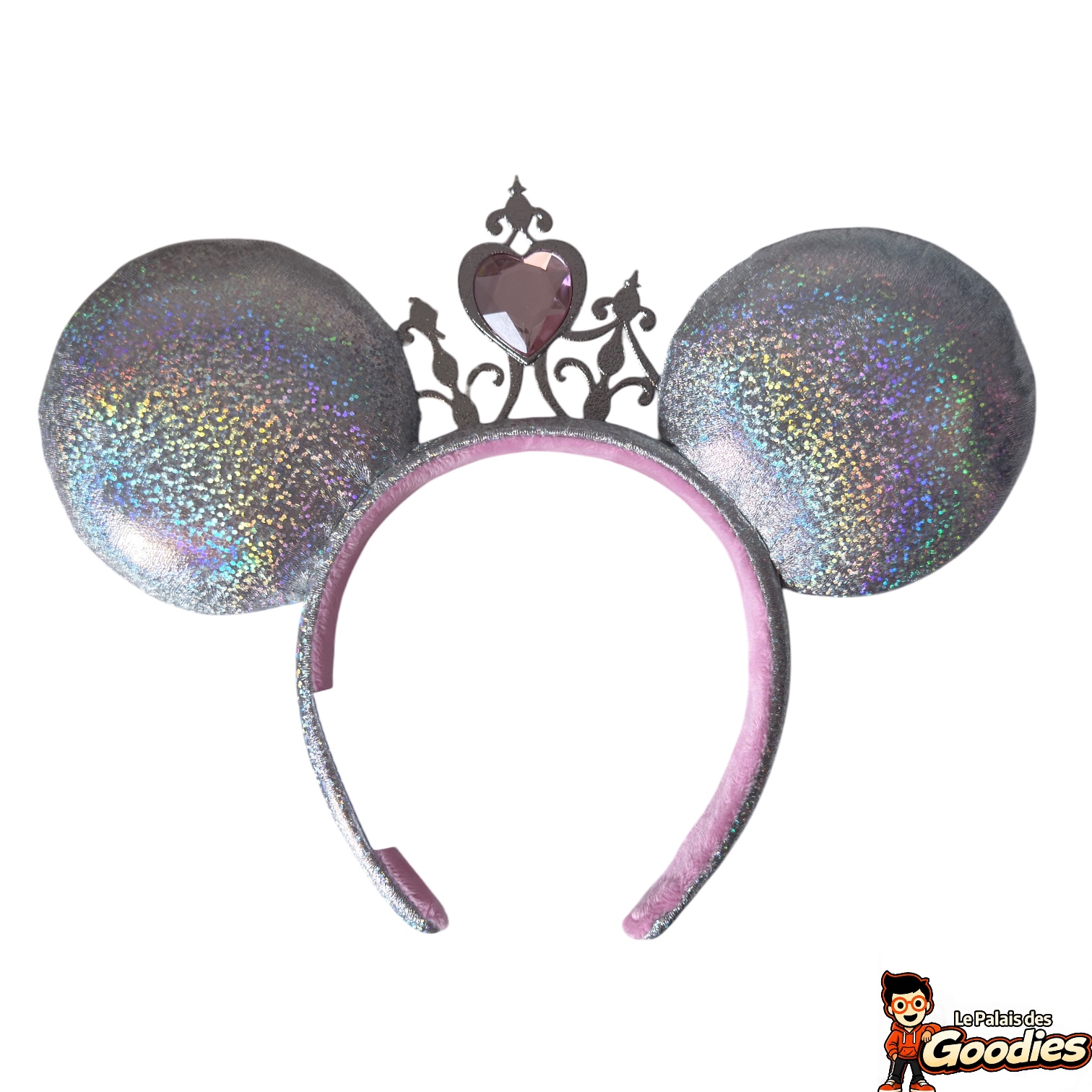 Disney - Minnie Mouse : Serre-tête oreilles pailleté tiare