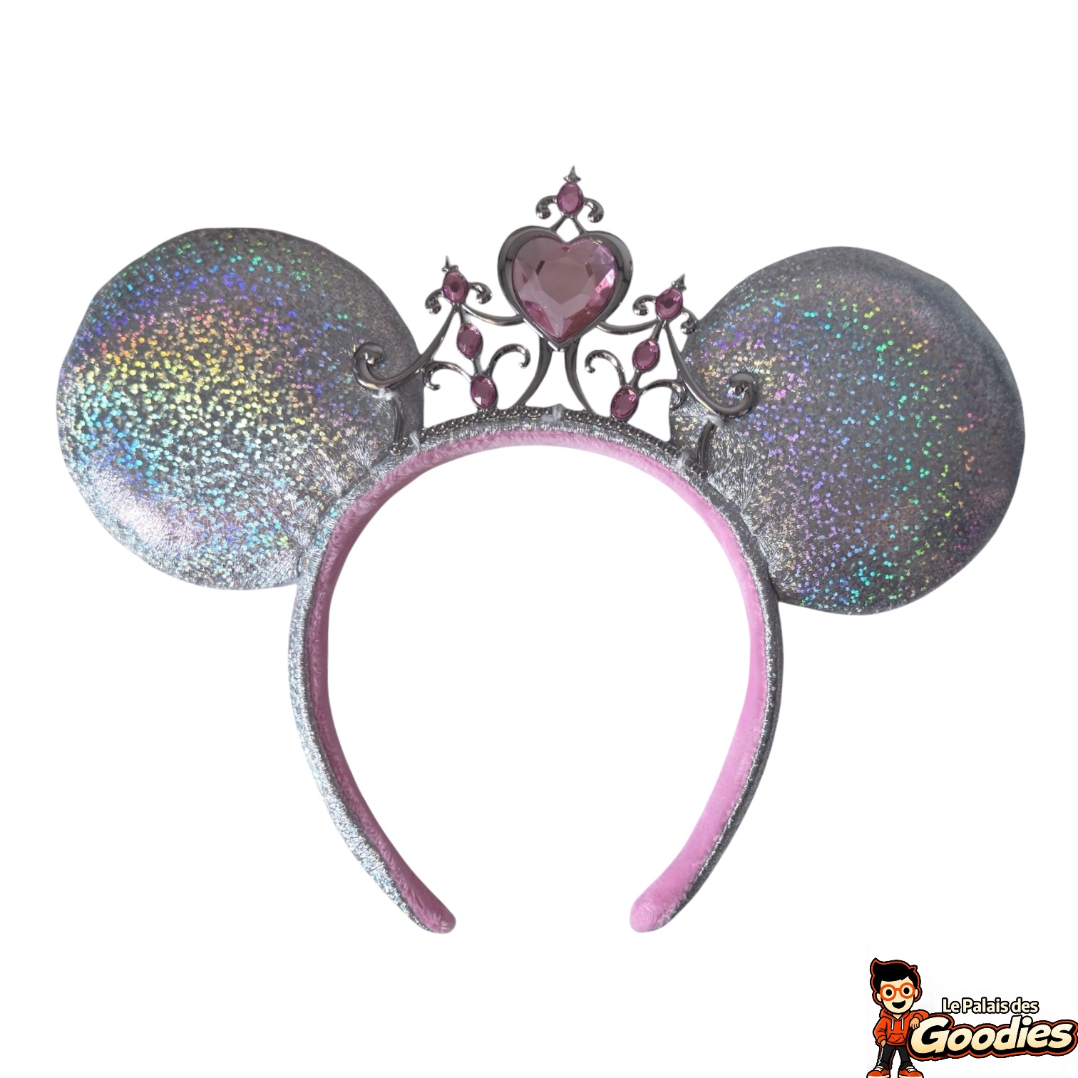 Disney - Minnie Mouse : Serre-tête oreilles pailleté tiare